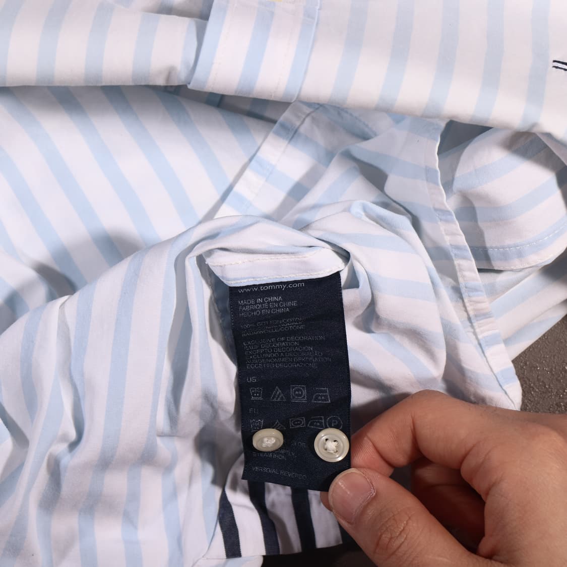 타미힐피거 옥스포드 스트라이프 셔츠 상품이미지5