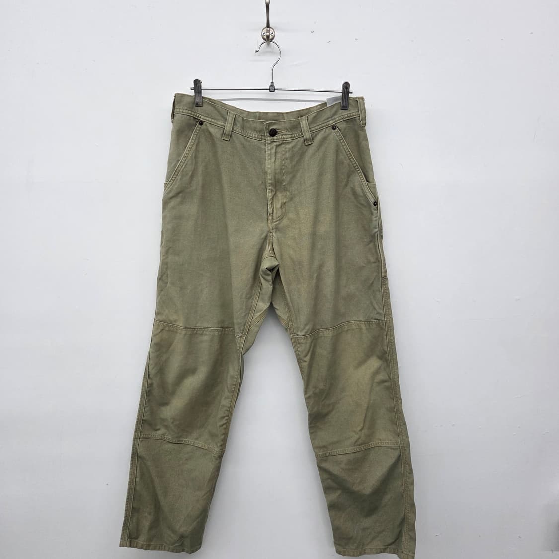 파타고니아 카키 더블니 면바지 허리33인치 상품이미지1