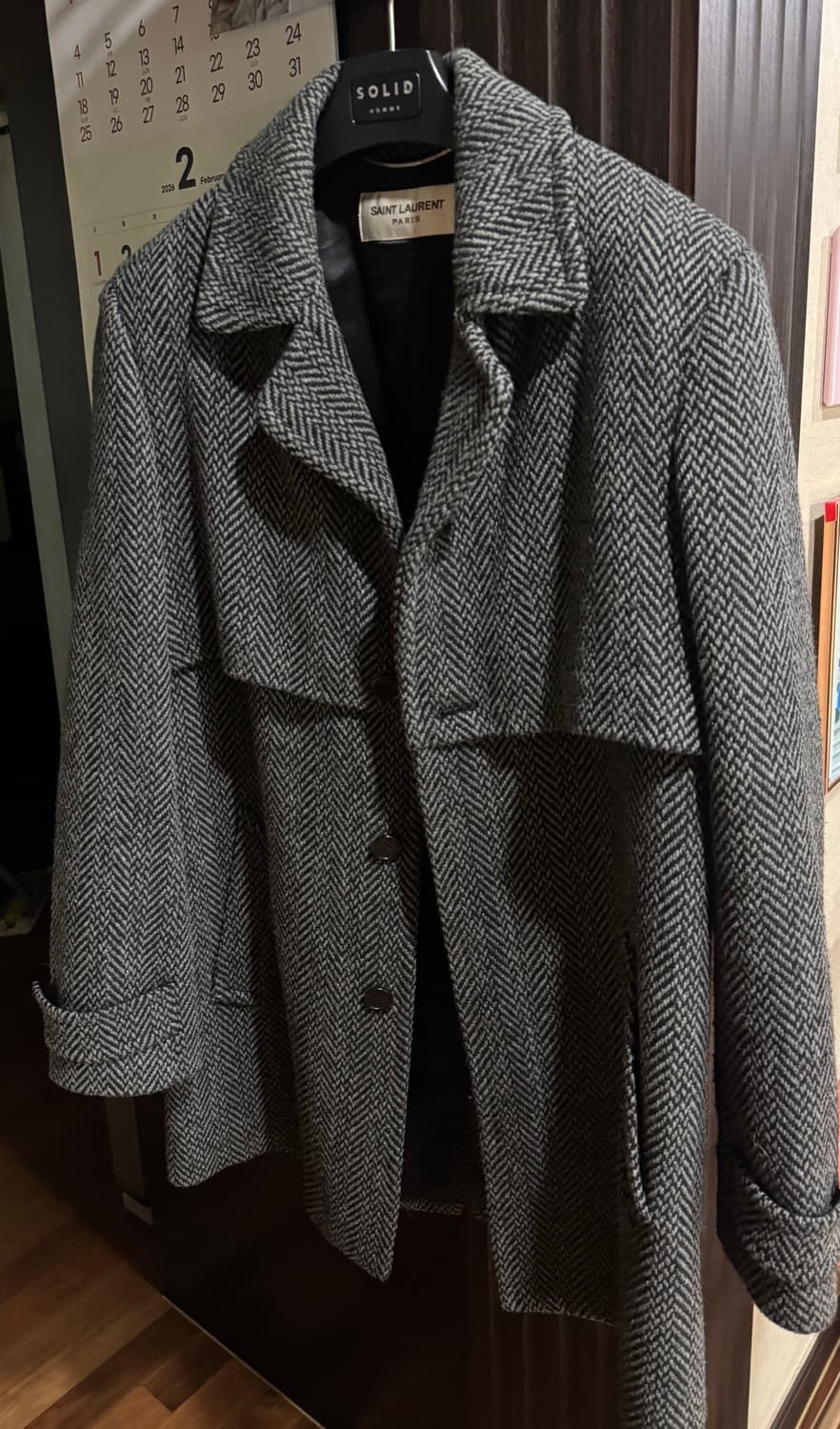 생로랑 17fw 트위드 코트 50사이즈 상품이미지1