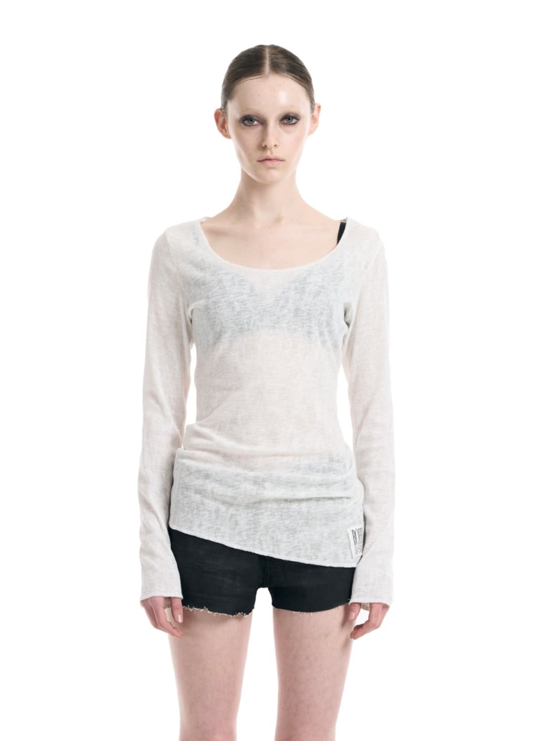 보헤미안서울 딥 넥 롱 슬리브 상품이미지1