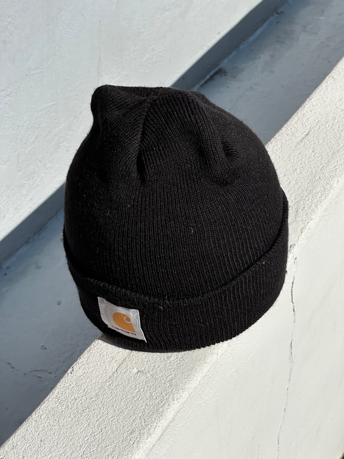 [F] 칼하트 로고 블랙 비니 모자 Canada 상품이미지2