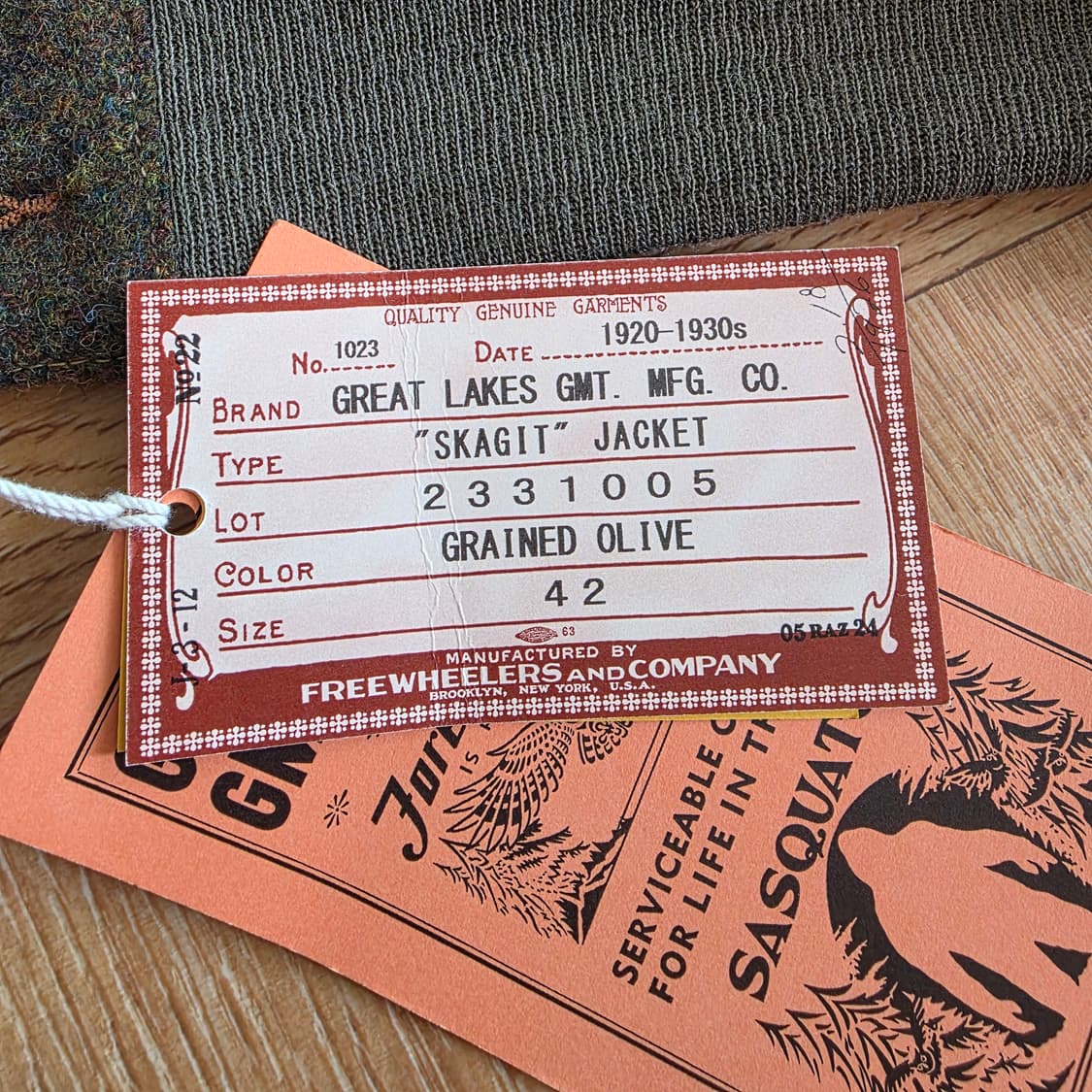 (교환가능) 프리휠러스 그레이트 레이크스 스카짓 자켓 42 상품이미지9