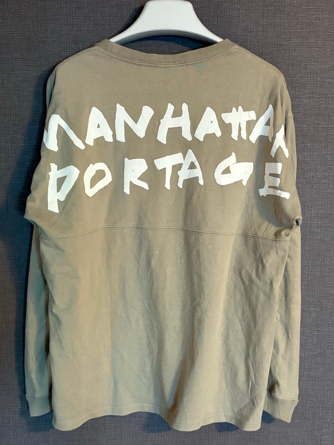 맨하탄포티지 긴팔 티셔츠 M 베이지 상품이미지4
