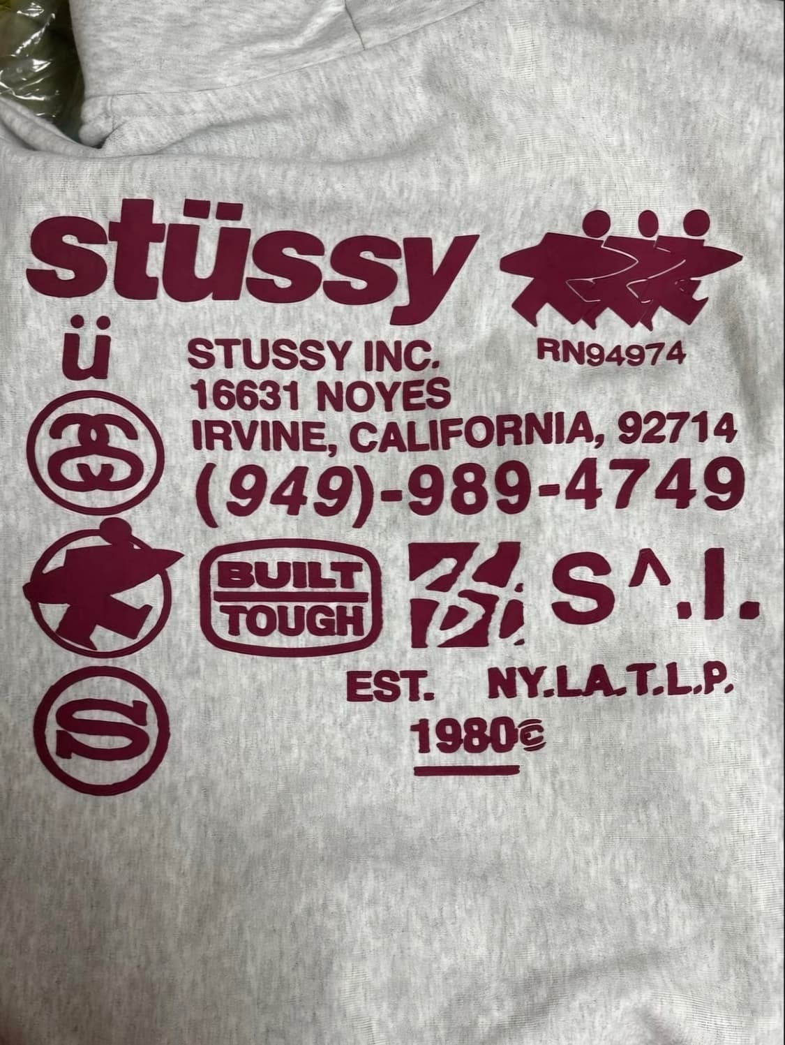 스투시 DNA 후드집업 애쉬헤더 (M) 상품이미지8