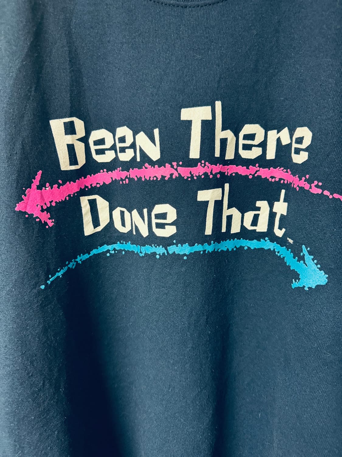 빈티지 90s 프룻오브더룸 BTDT 맨투맨 네이비 XXL 상품이미지2