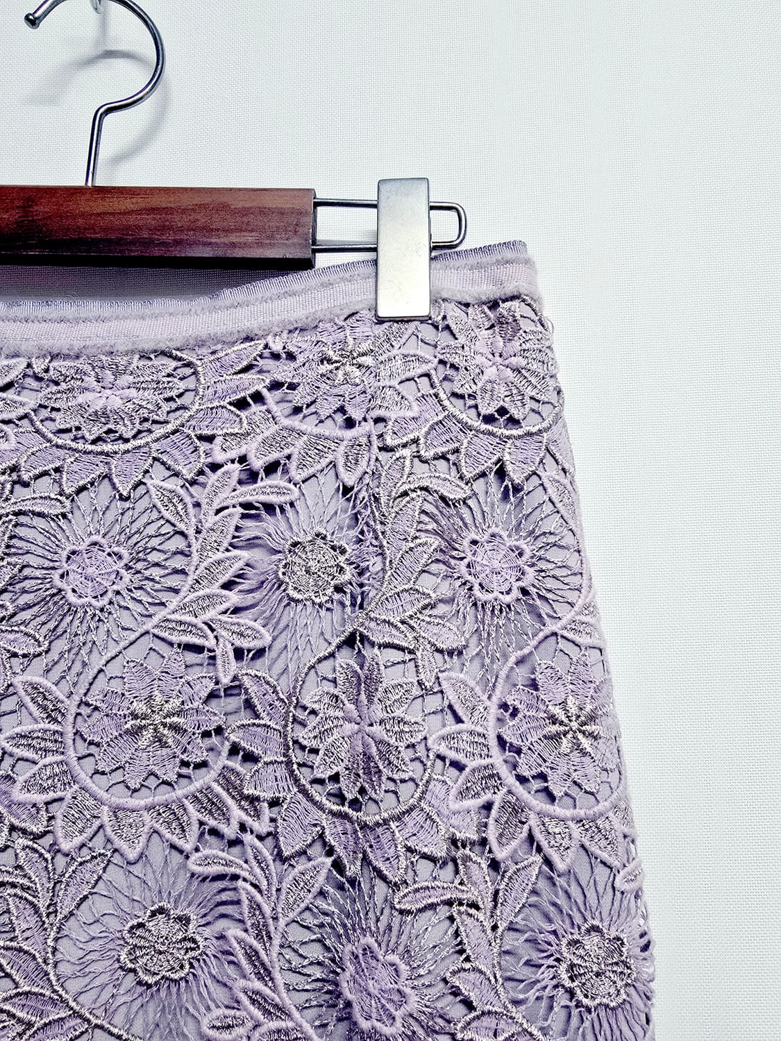 오즈세컨 레이스 스커트 퍼플 프릴 장식 상품이미지2