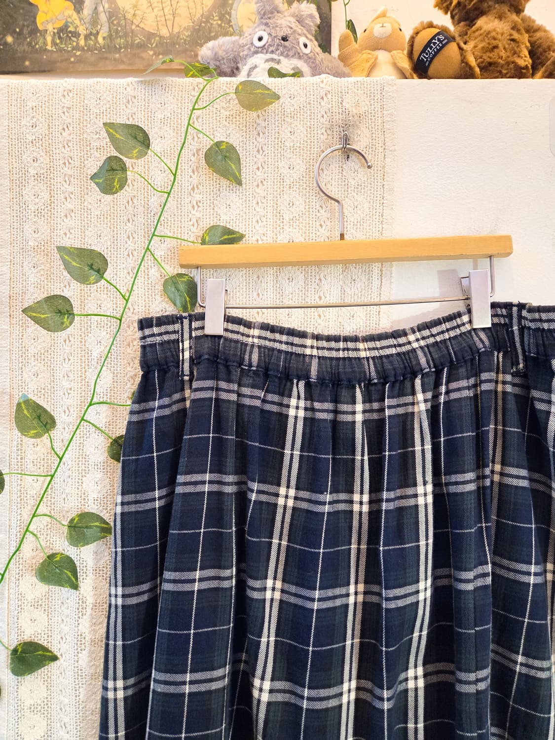 너드 체크 스커트 상품이미지6