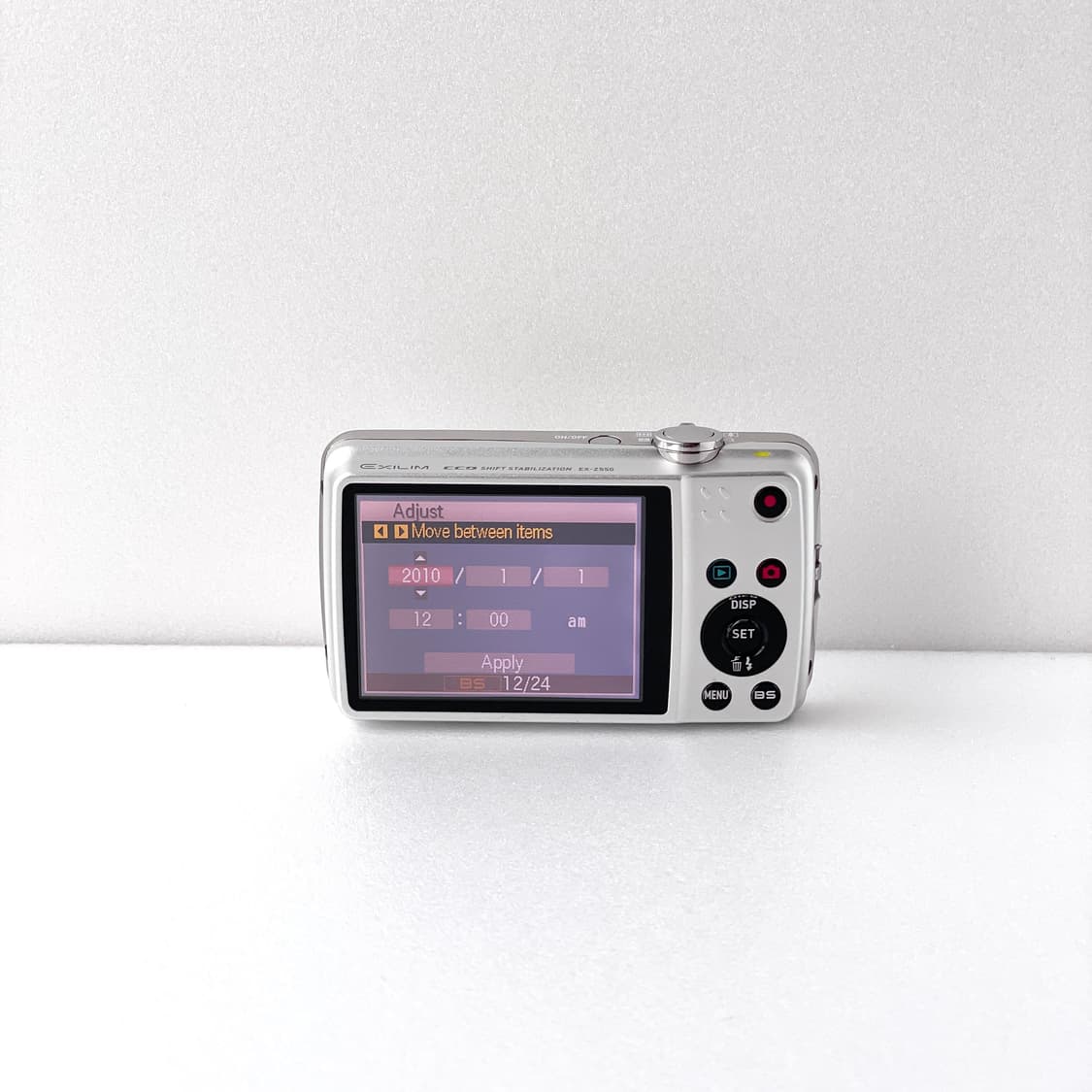 카시오 엑슬림 z550 실버 / casio exilim z550 상품이미지3