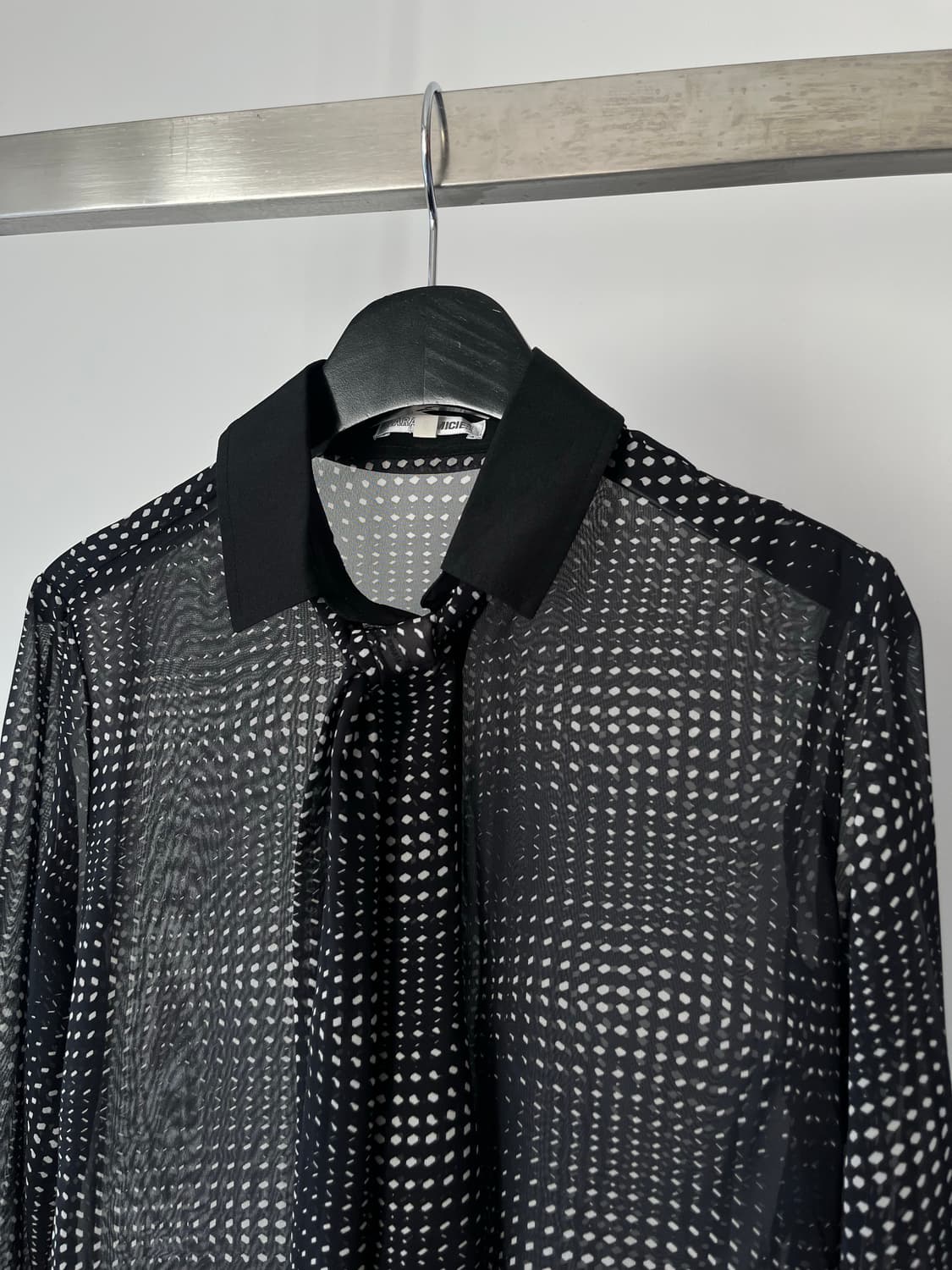 NARACAMICIE tie neck blouse  상품이미지3