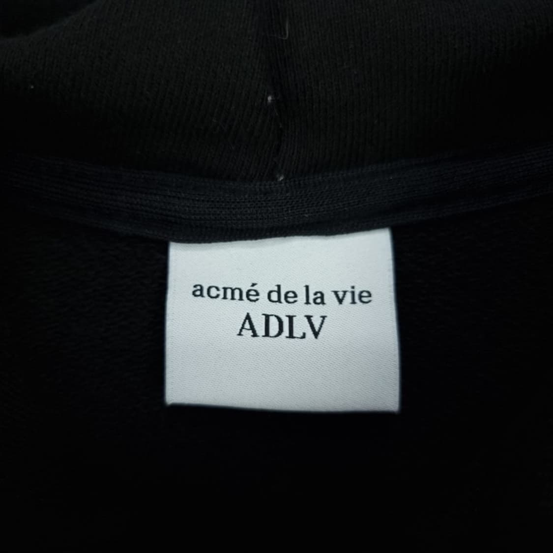 [아크메드라비] 프린팅 오버핏 후드티 블랙 M18950 상품이미지6