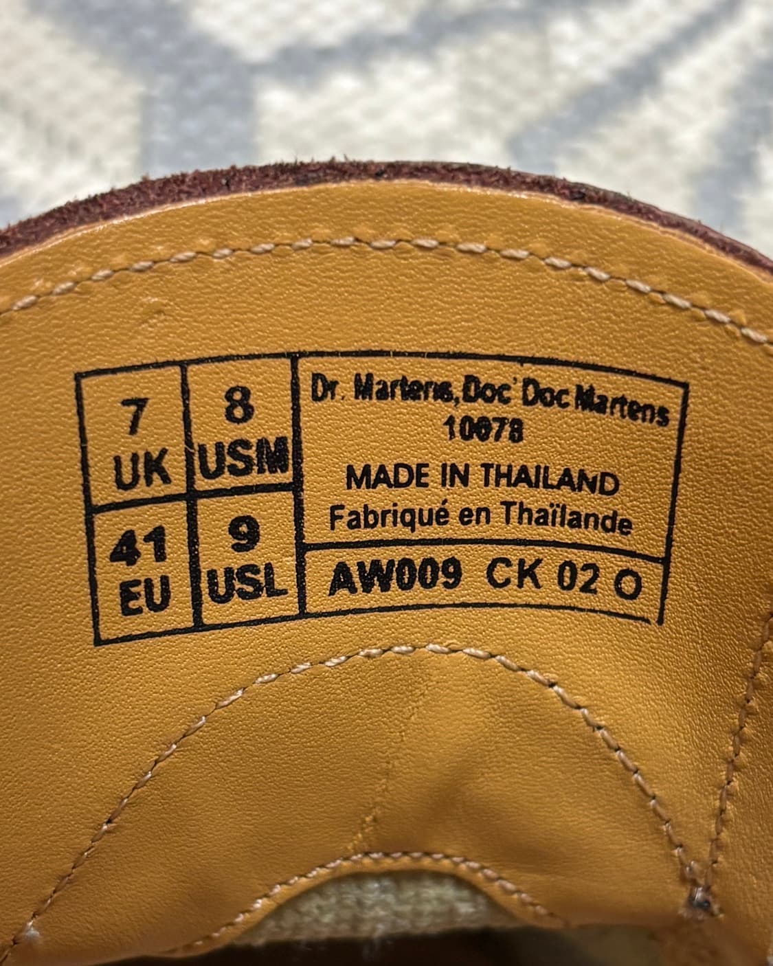 (260) 닥터마틴 3홀 체리레드 상품이미지9