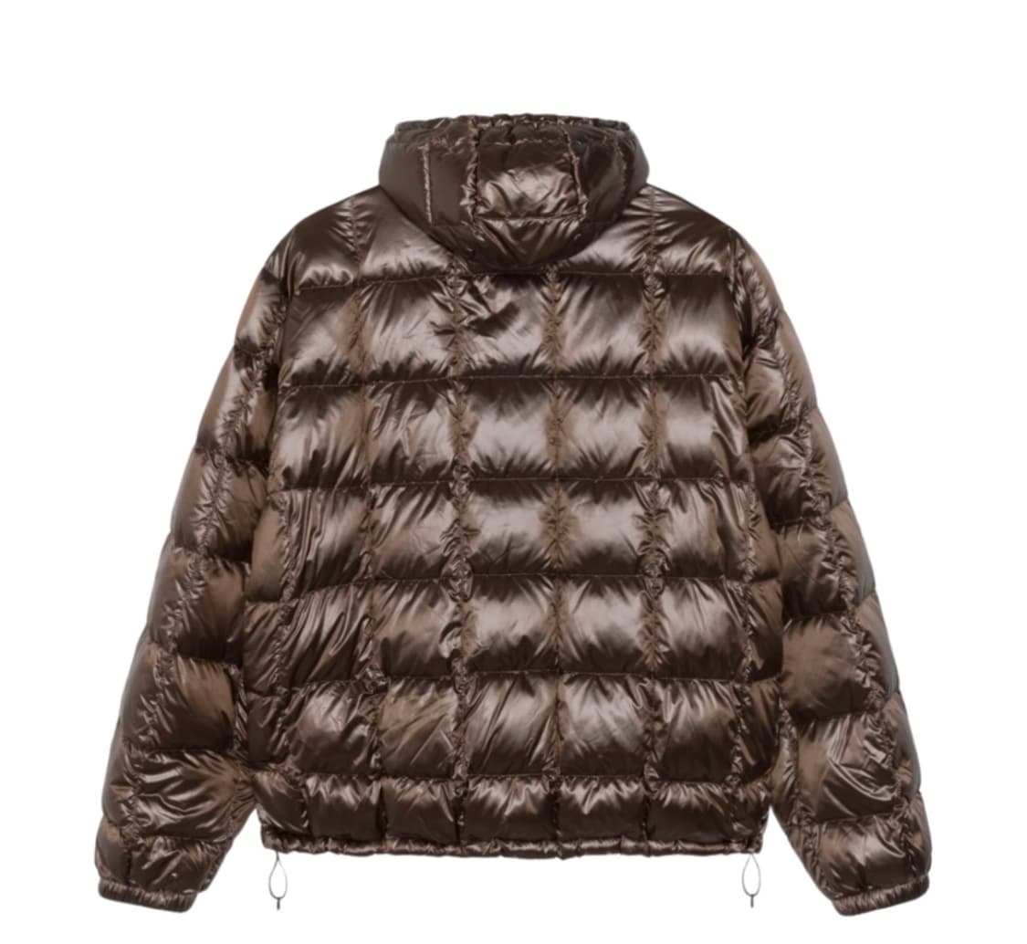 쿨거래시네고가능)) 스투시 미드웨이트 후드 퍼퍼 브라운 상품이미지2