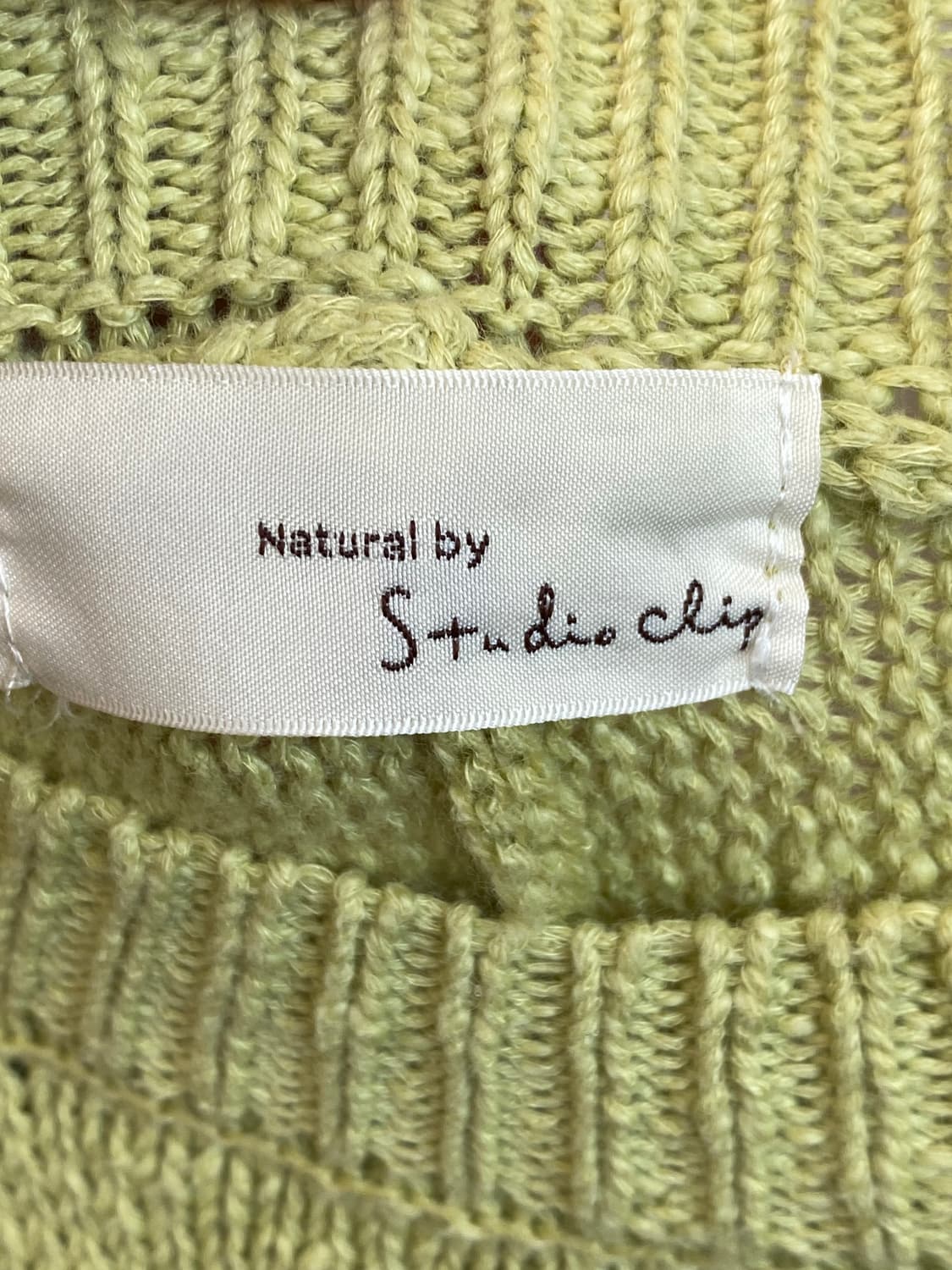 STUDIO CLIP 린넨혼방 니트(F) 상품이미지7