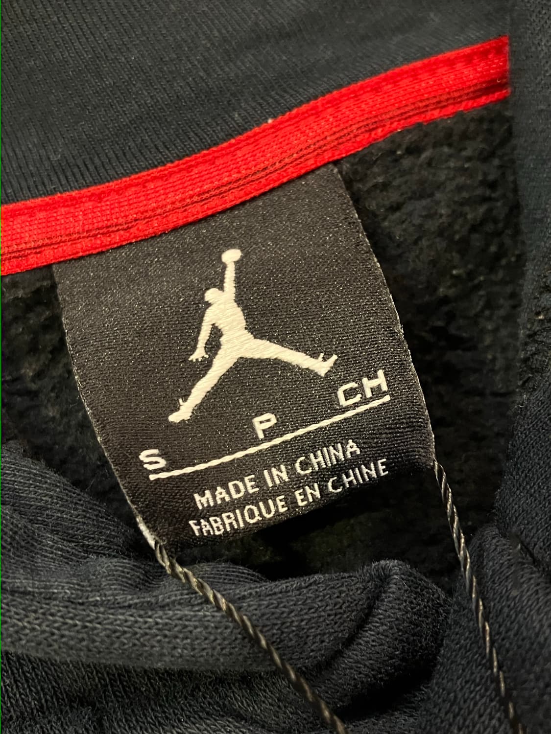 나이키 조던 후드 버튼 바시티 블랙 S   #csz1905 𝑆𝑖𝑧 상품이미지5