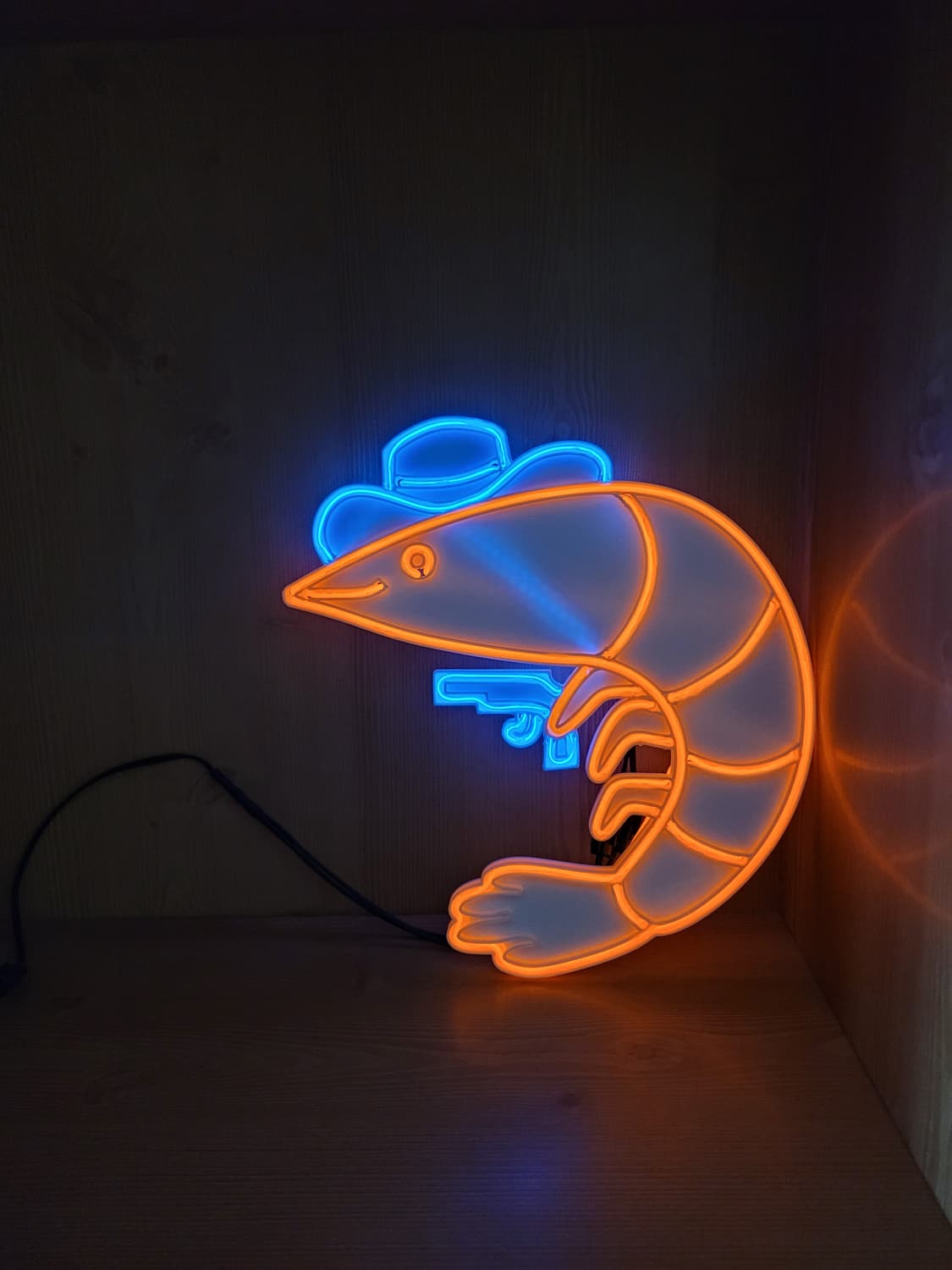 새우 카우보이 네온사인 led 조명 램프 상품이미지5