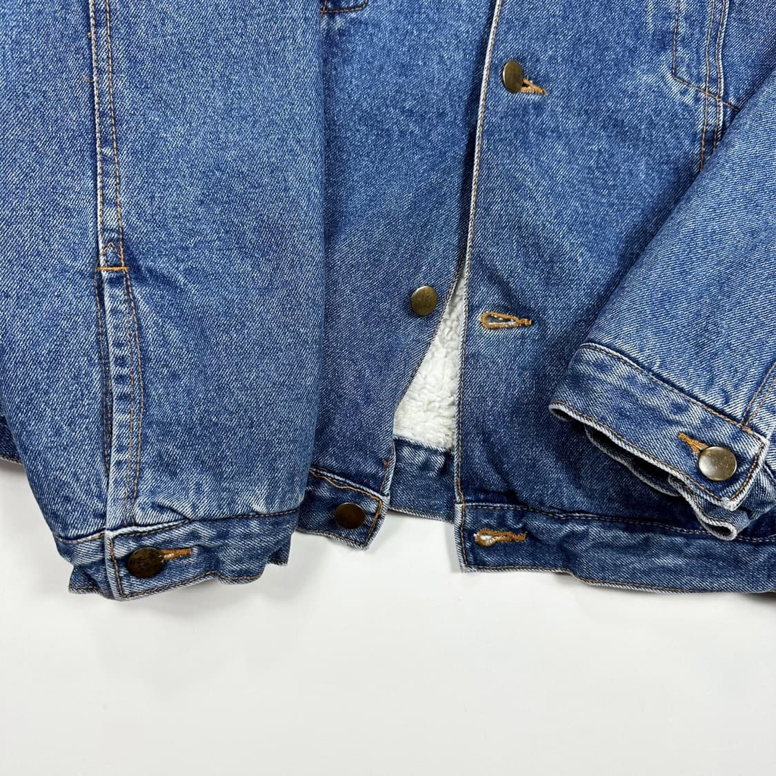 VTG 빈티지 양털 트러커 청자켓 (L) 상품이미지4