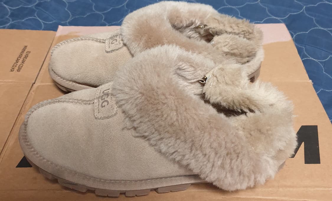 호주 오즈웨어 코케트 스트랩 털끈 슬리퍼 체스트넛 (250) 상품이미지3