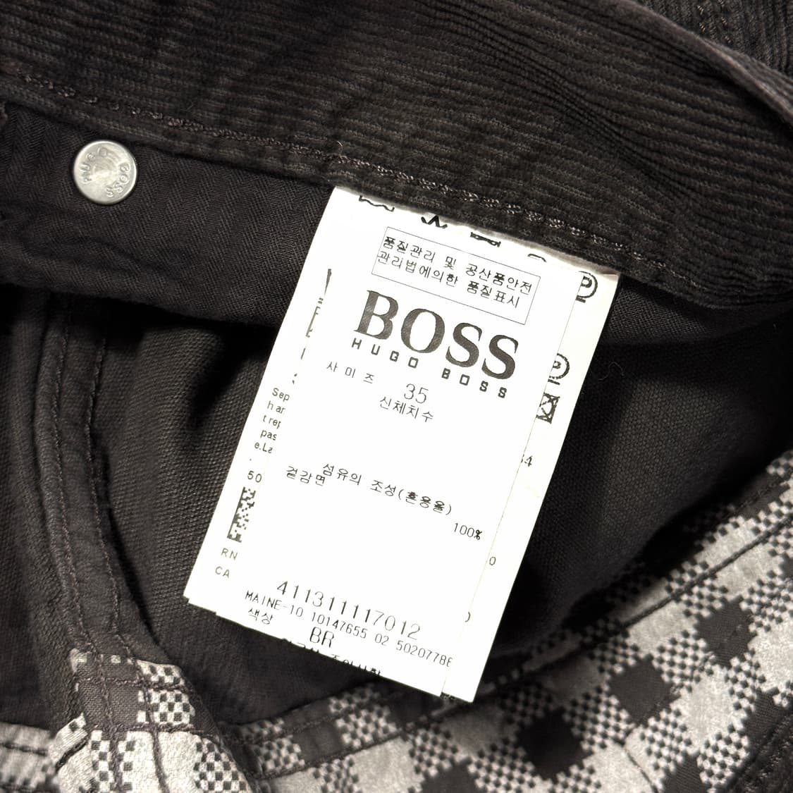 휴고보스 BOSS 코듀로이 팬츠 상품이미지4