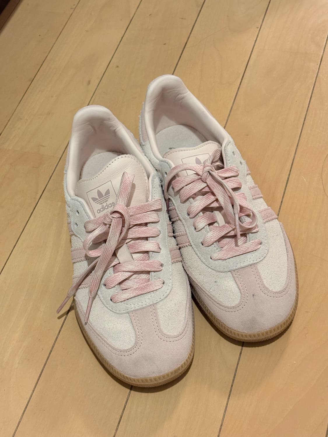 아디다스 삼바 핑크 스웨이드 스니커즈 상품이미지1