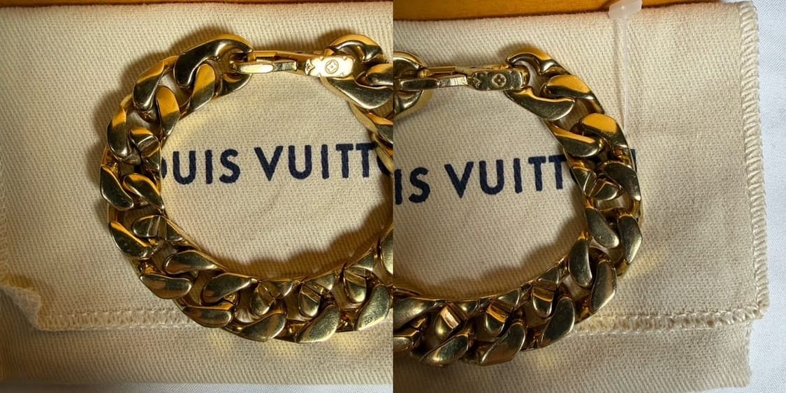 루이비통 체인 링크 브레이슬릿 골드 팔찌 M00305 상품이미지9