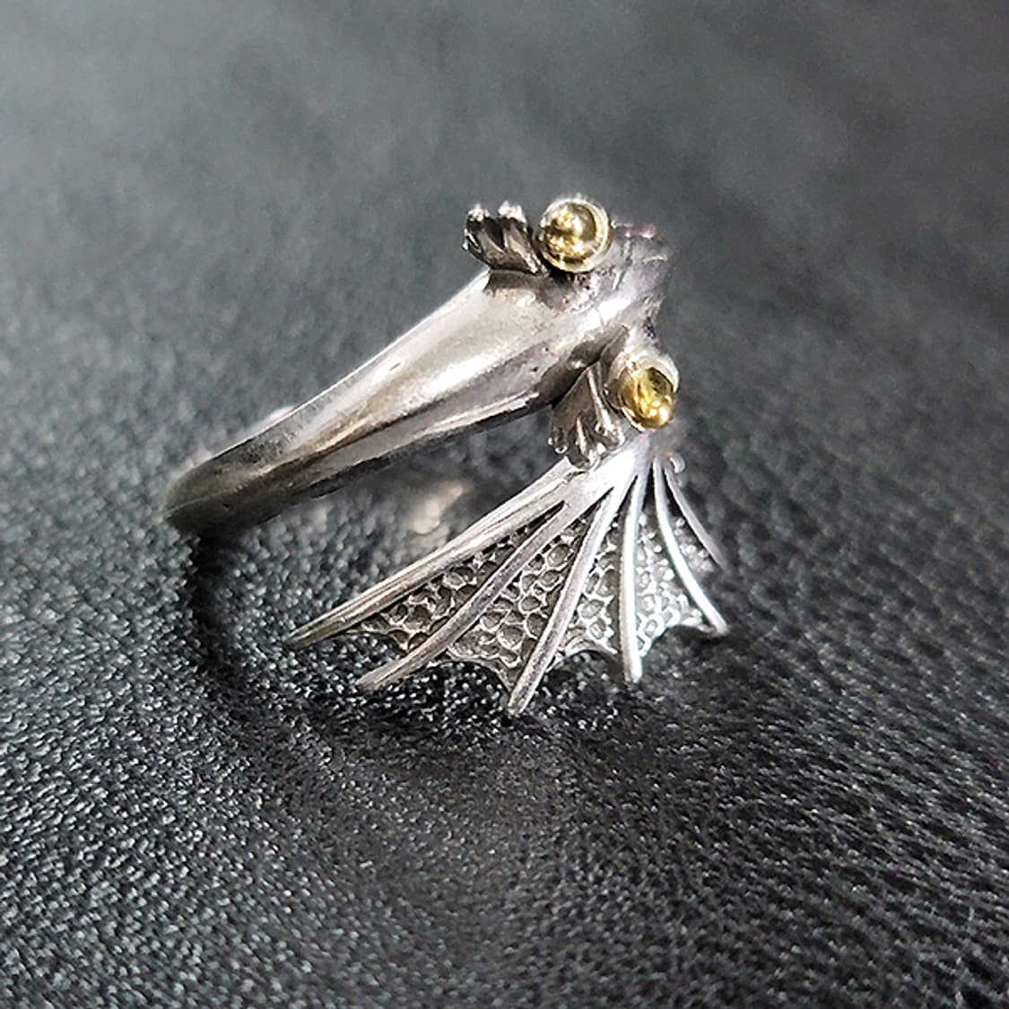 Dravorn 실버 남자 엔틱 빈티지 명품 용 드래곤 반지 상품이미지2