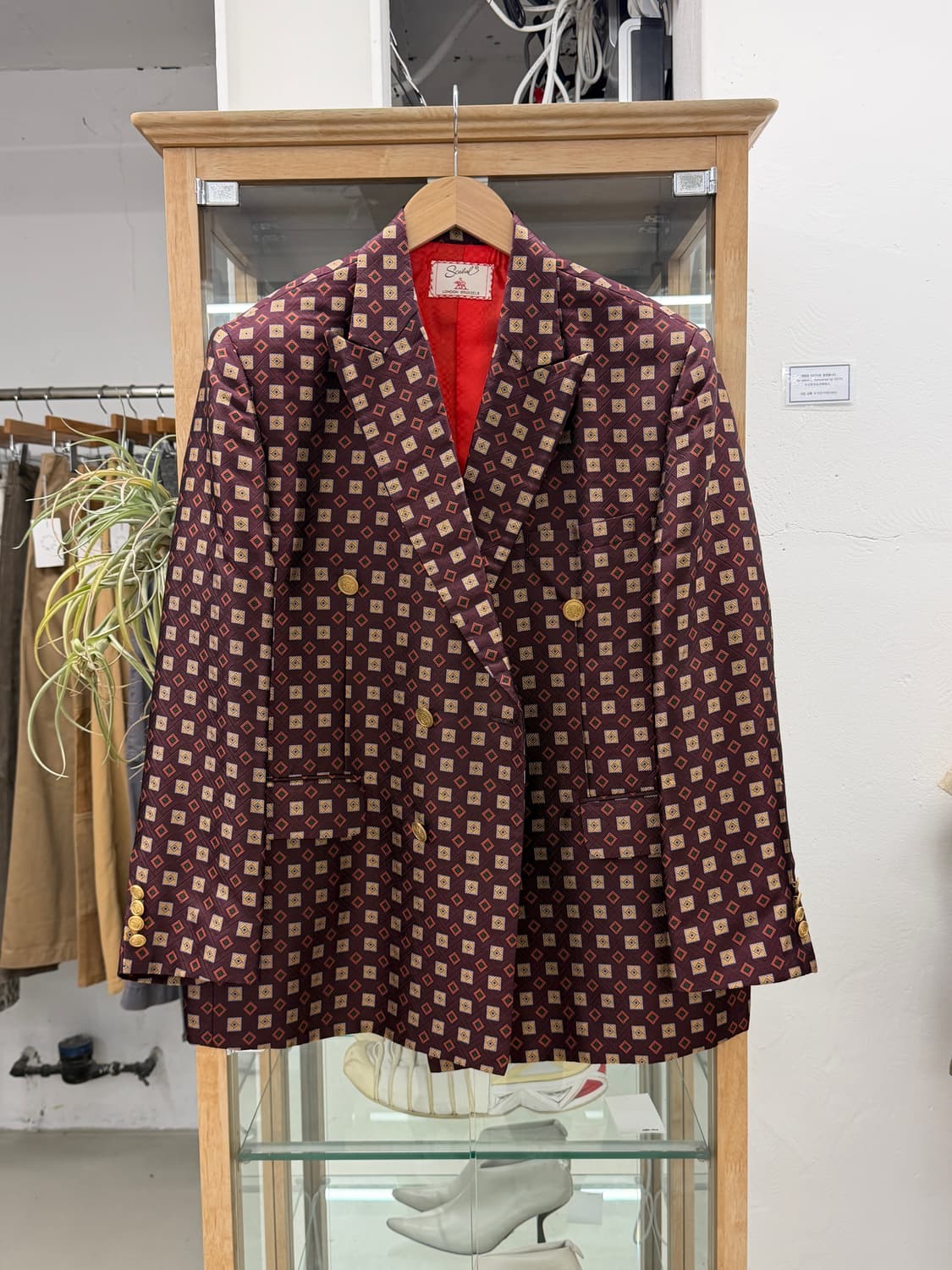 80s geometry double jacket  상품이미지2
