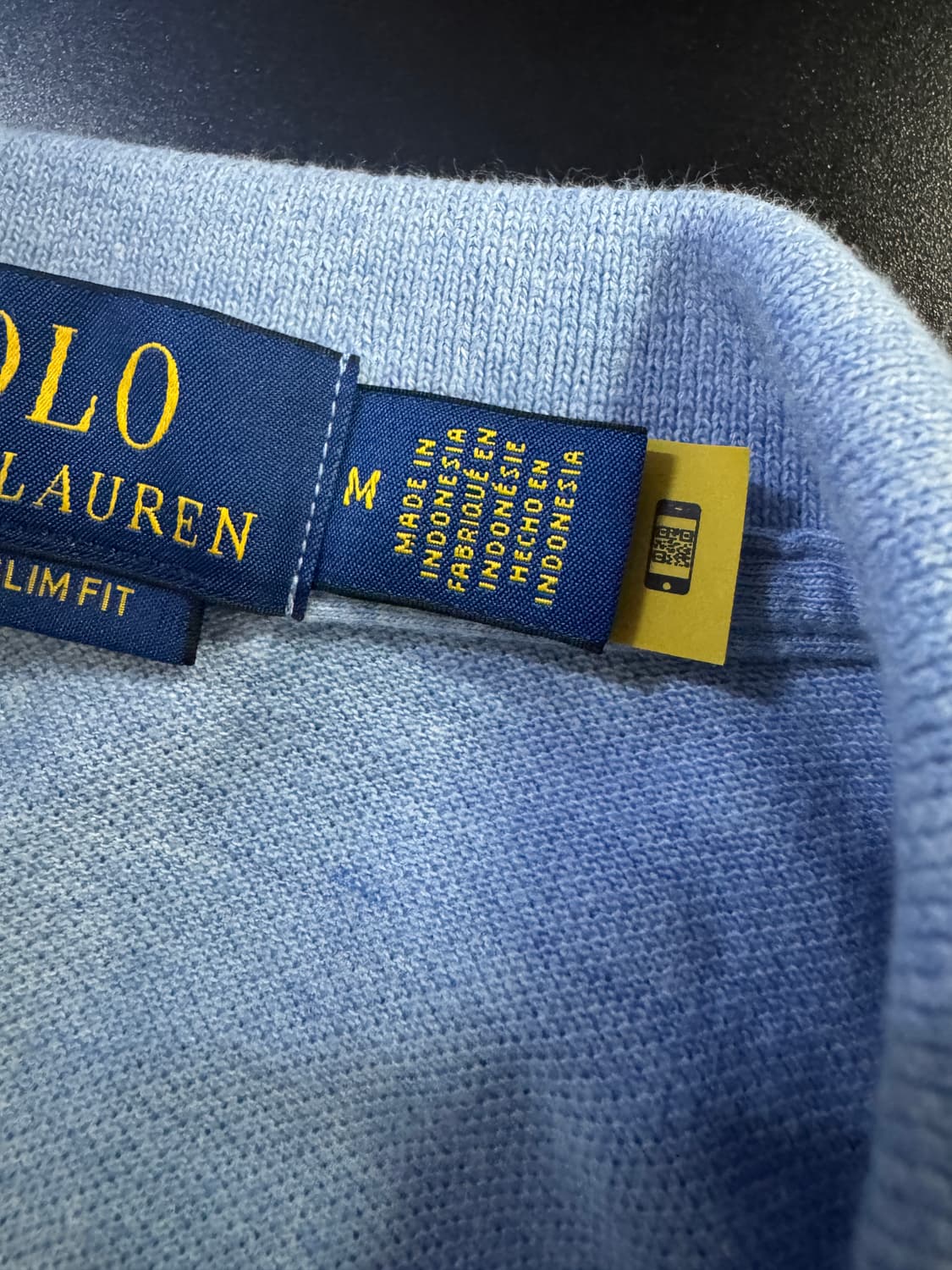 정품인증!! 폴로 랄프로렌 커스텀 슬림핏 긴팔 카라 티셔츠 S ~ M 상품이미지4