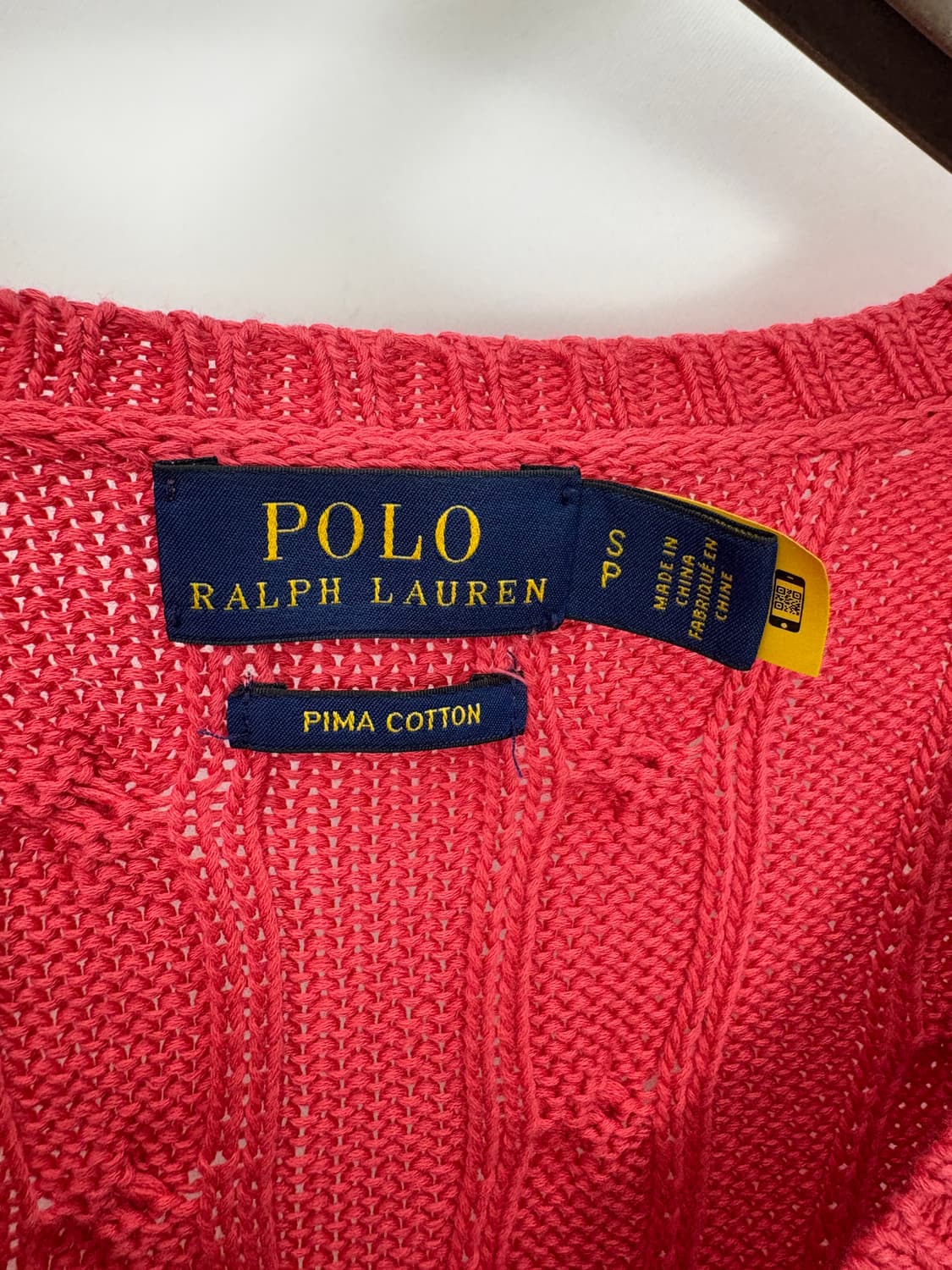 [S]폴로 핫핑크 브이넥 니트CK9760  상품이미지6