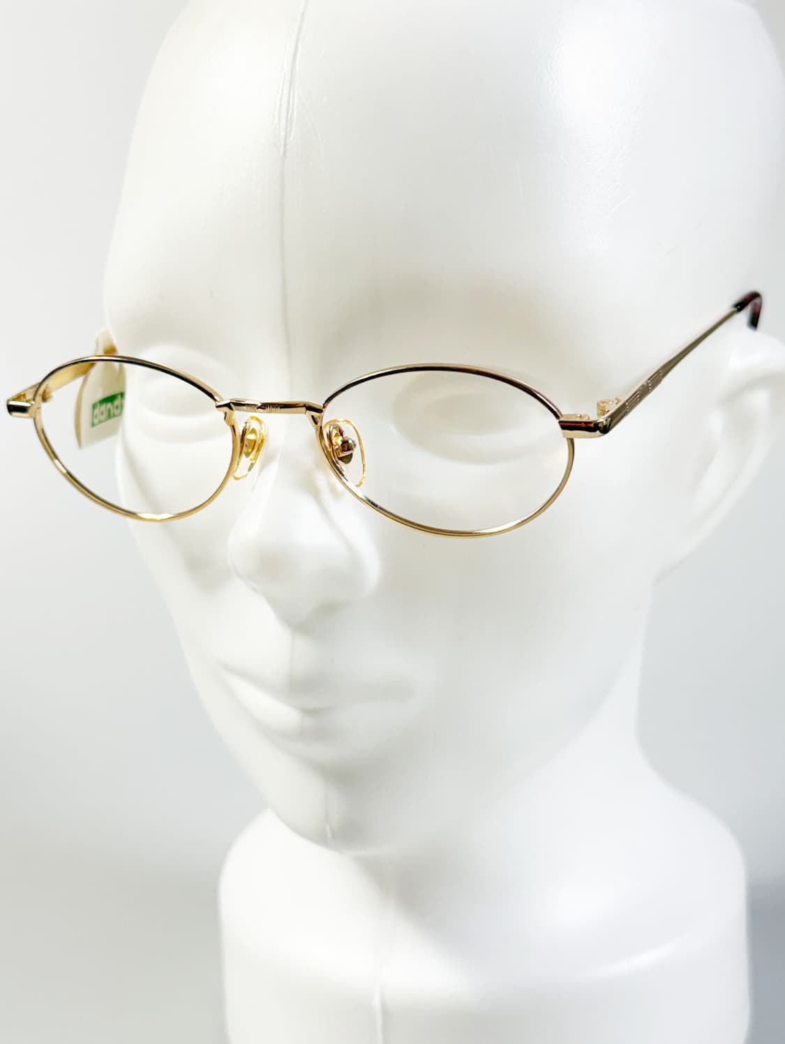 90s DANDY 골드 슬림 오벌 메탈 프레임 빈티지 안경 상품이미지8