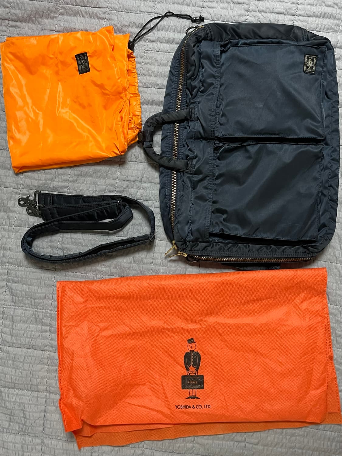 (신형!) Porter 요시다 포터 탱커 3way 브리프케이스 아이언블루 상품이미지1