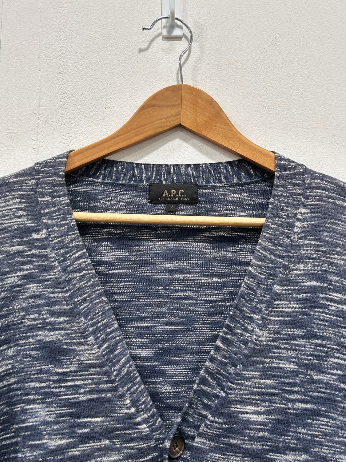 A.P.C. 아페쎄 네이비 톤 가디건 남성 S 90-95 상품이미지2