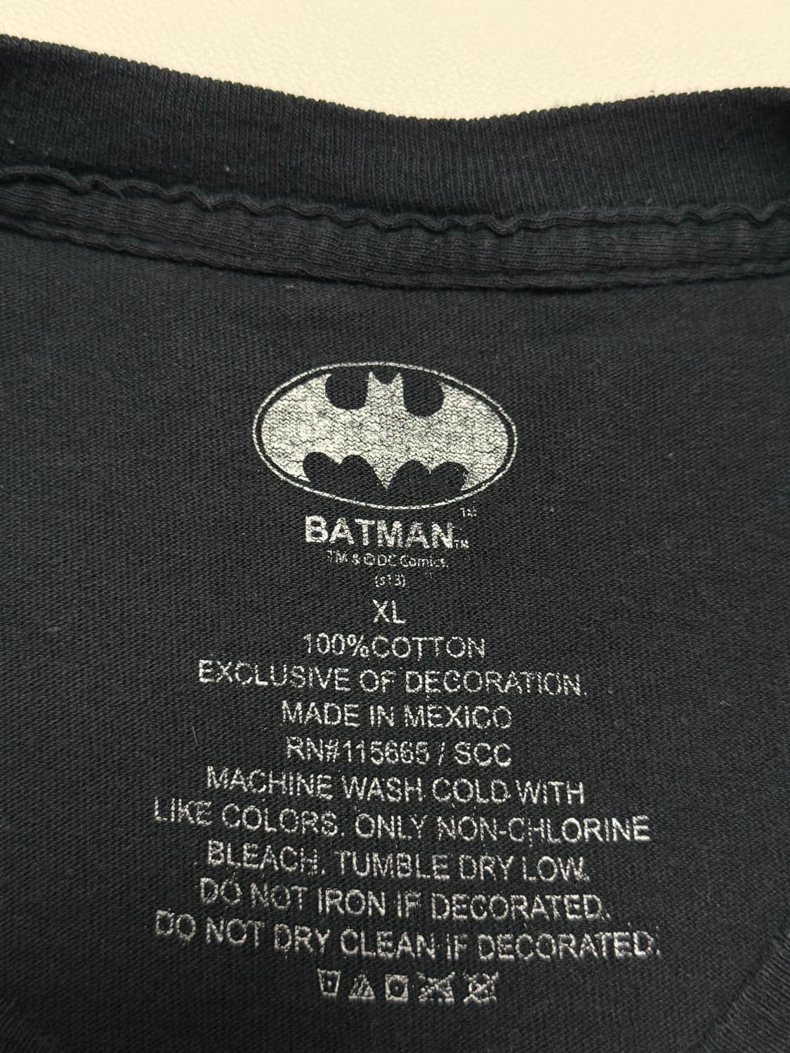 00s BATMAN 빈티지 베트맨 페이딩 반팔 티셔츠 XL 상품이미지4