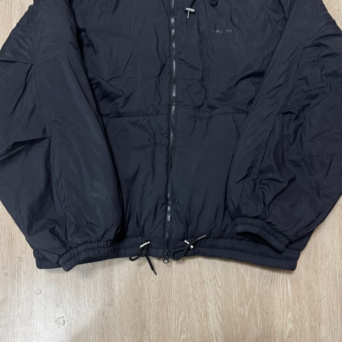 코드그라피 오버사이즈 바람막이 패딩 점퍼 L/100  상품이미지4