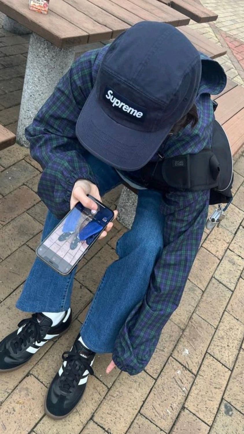 슈프림 캠프캡 24ss 블랙 상품이미지4