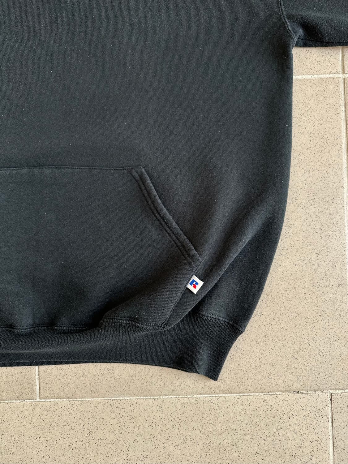 90s 빈티지 러셀 후드 블랙 XXL USA 상품이미지3