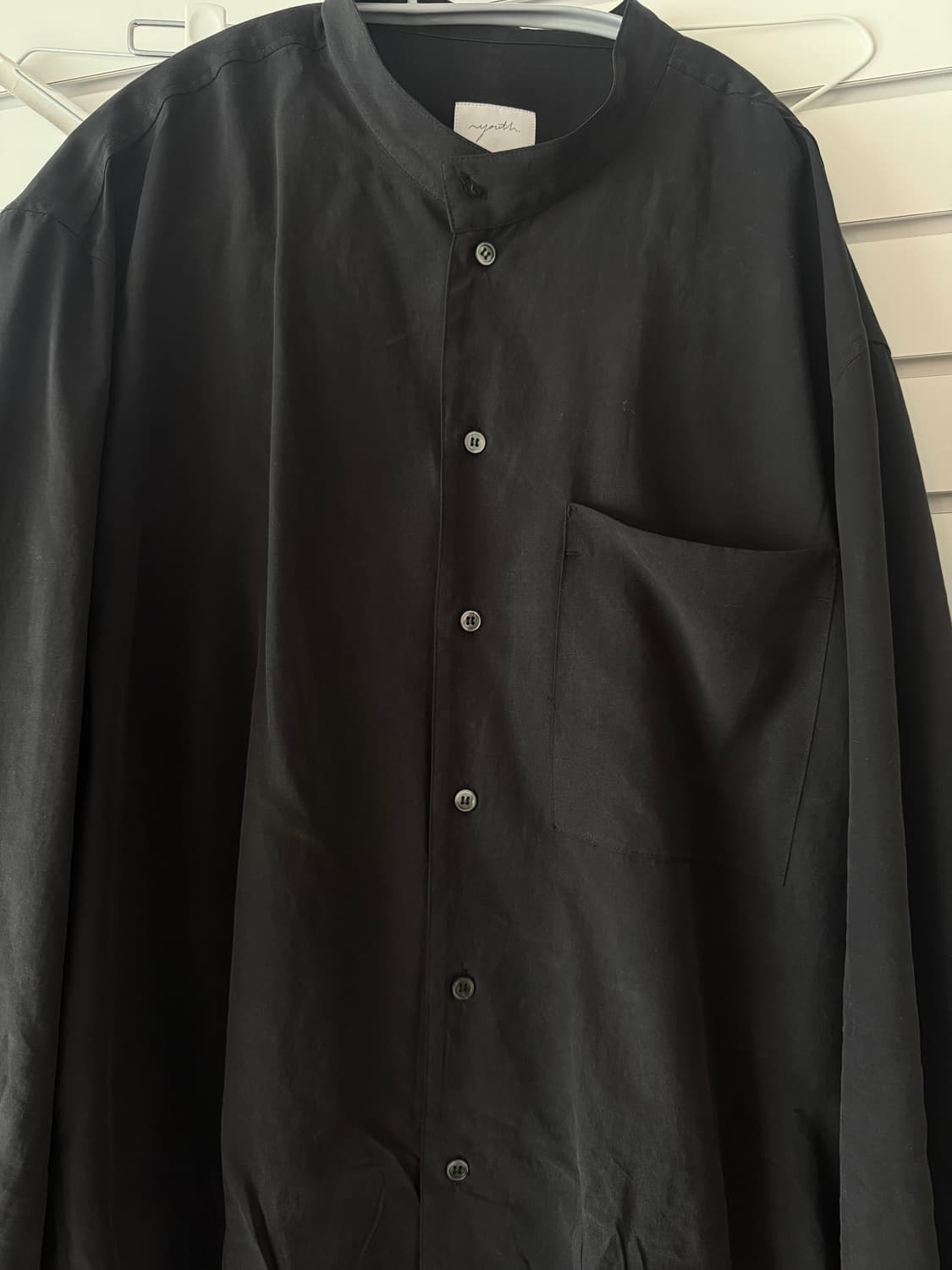 유스 드레이퍼리 스탠드카라 셔츠 m 상품이미지2