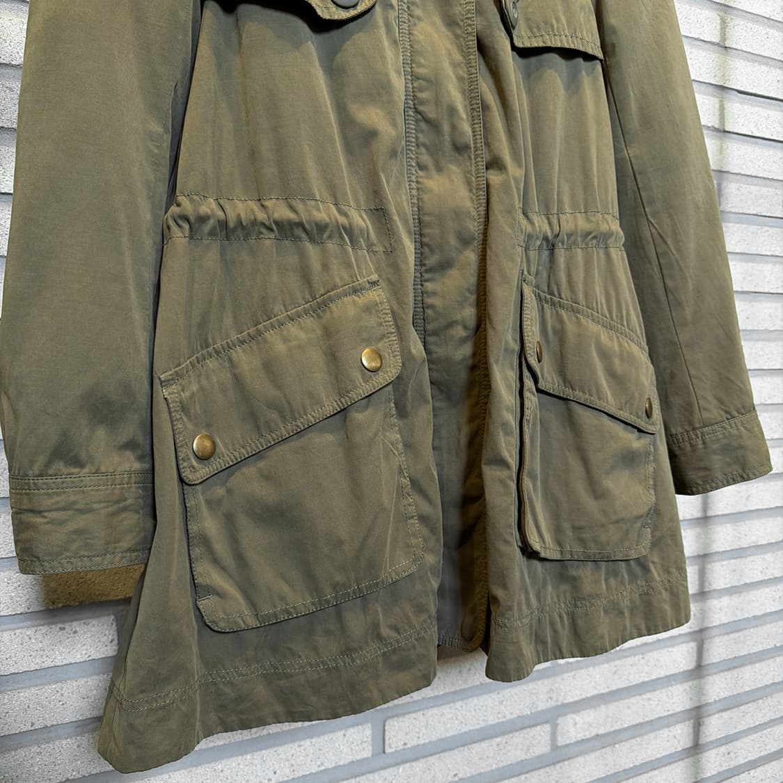 JPN VINTAGE 소프트 밀리터리 필드자켓 보아퍼 안감 탈부착 디테일 상품이미지5