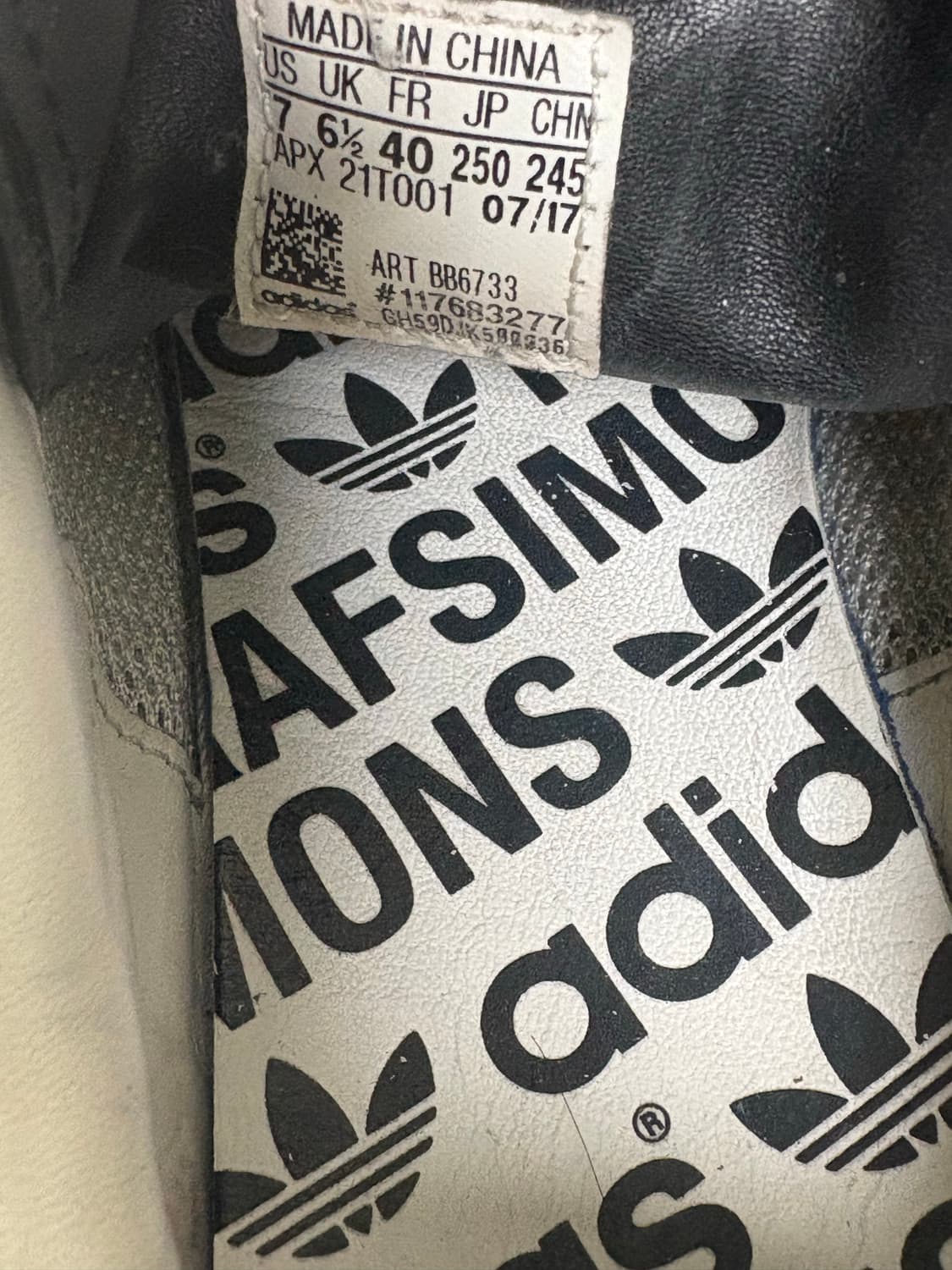 아디다스 라프시몬스 신발 스니커즈 상품이미지4