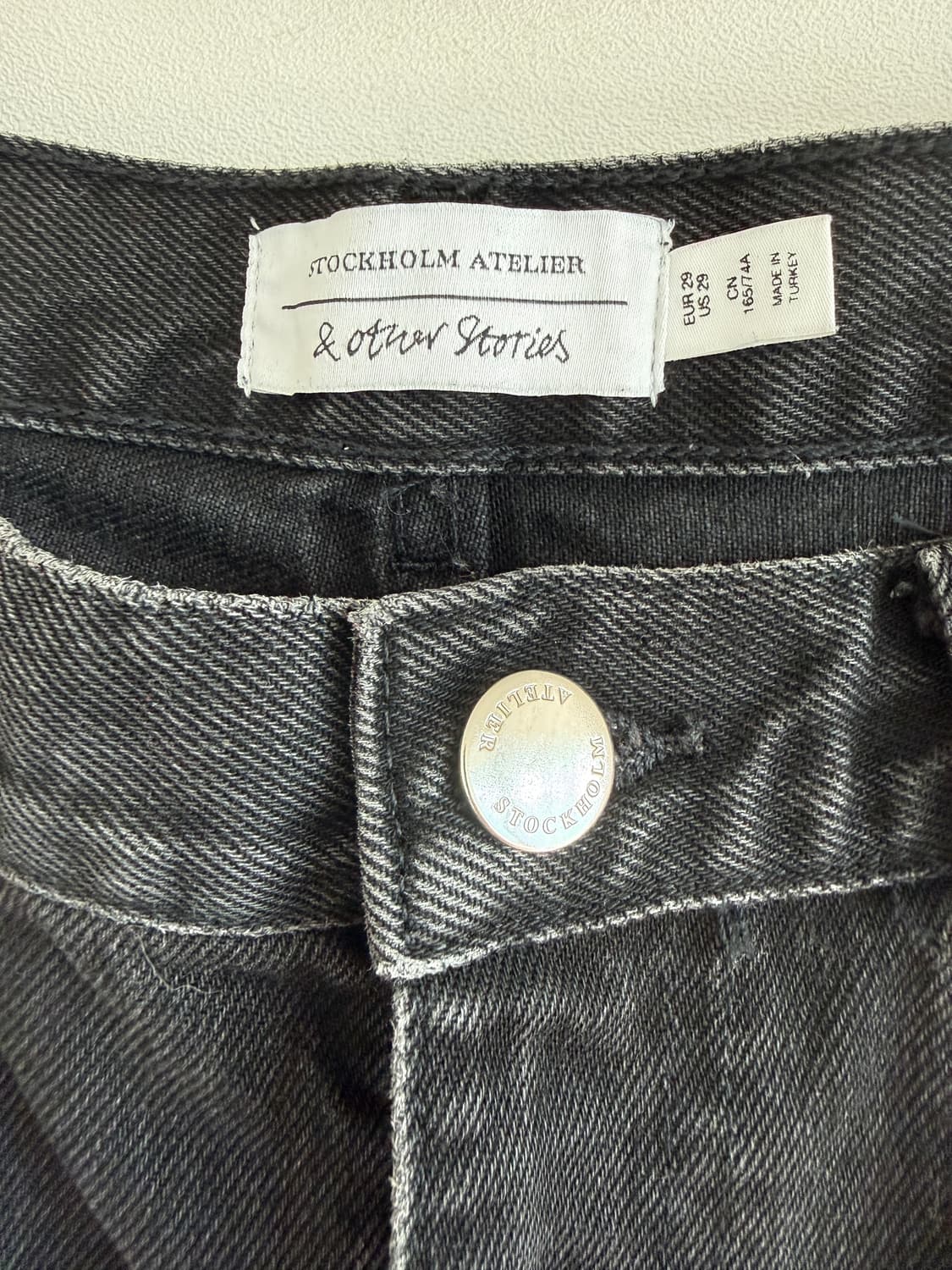 스톡홀름 아틀리에(Stockholm Atelier) 블랙 데님 상품이미지6