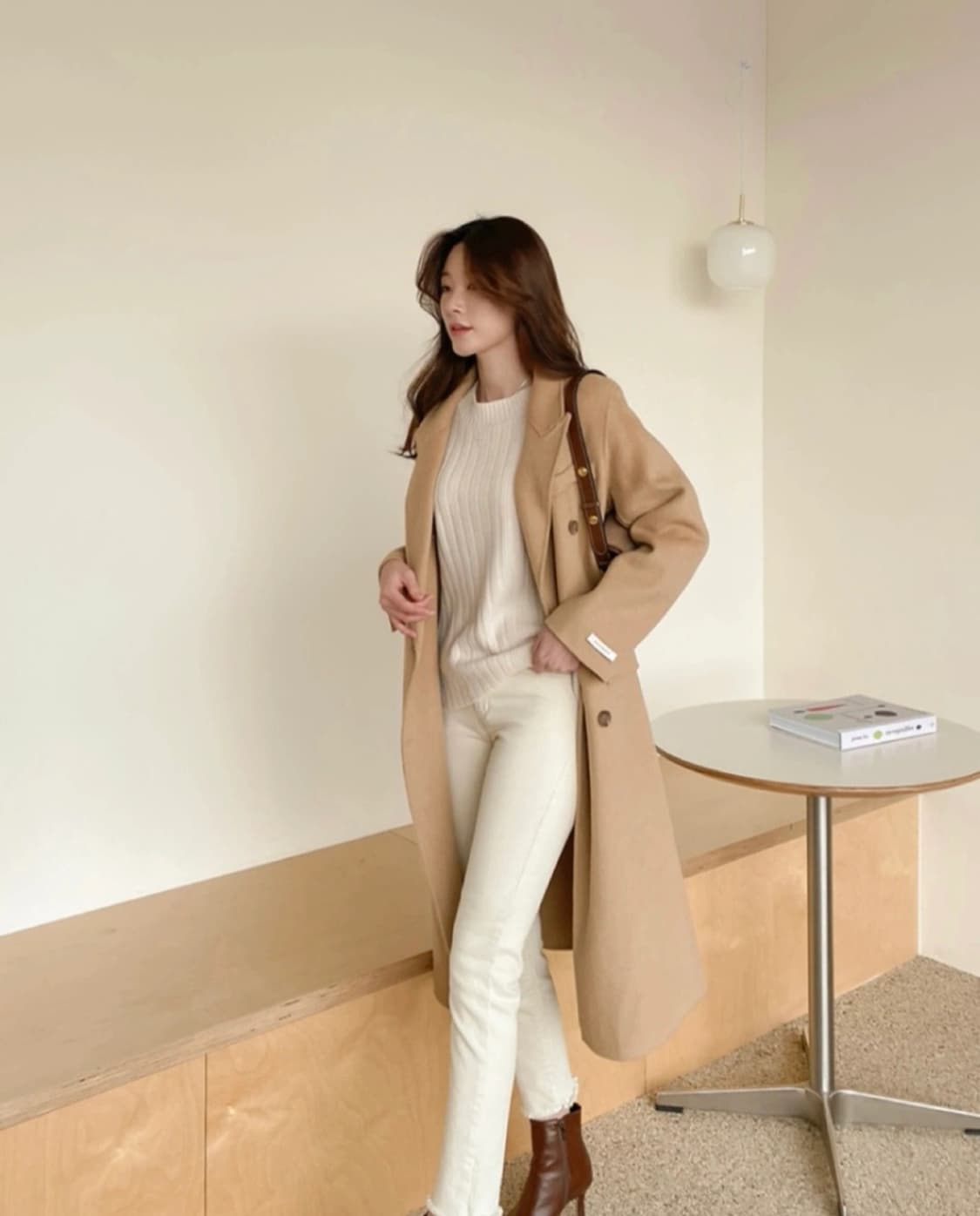 핸드메이드 울 코트 상품이미지2