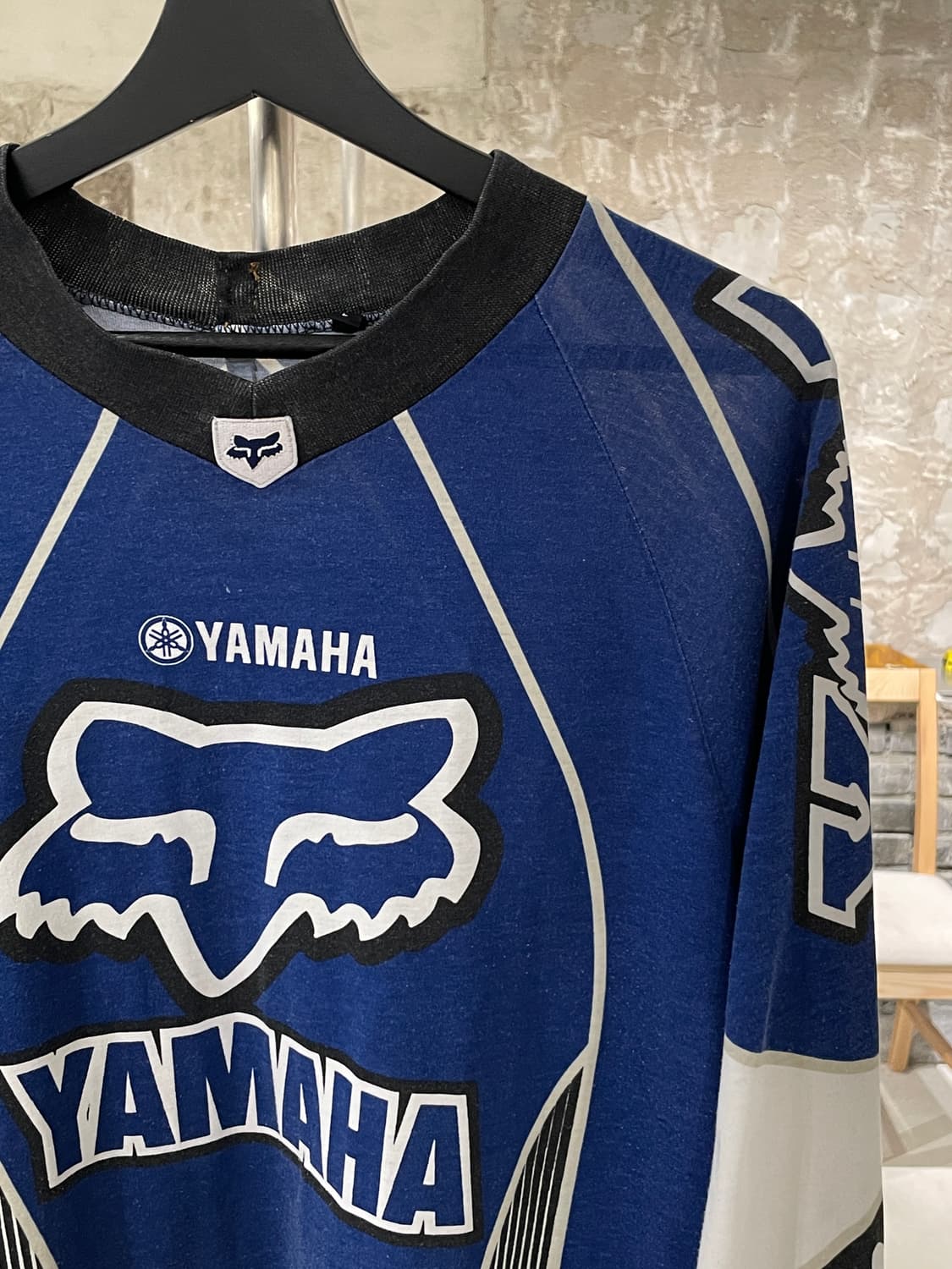 야마하 블루 폭스 레이싱 코튼 롱 슬리브 상품이미지3