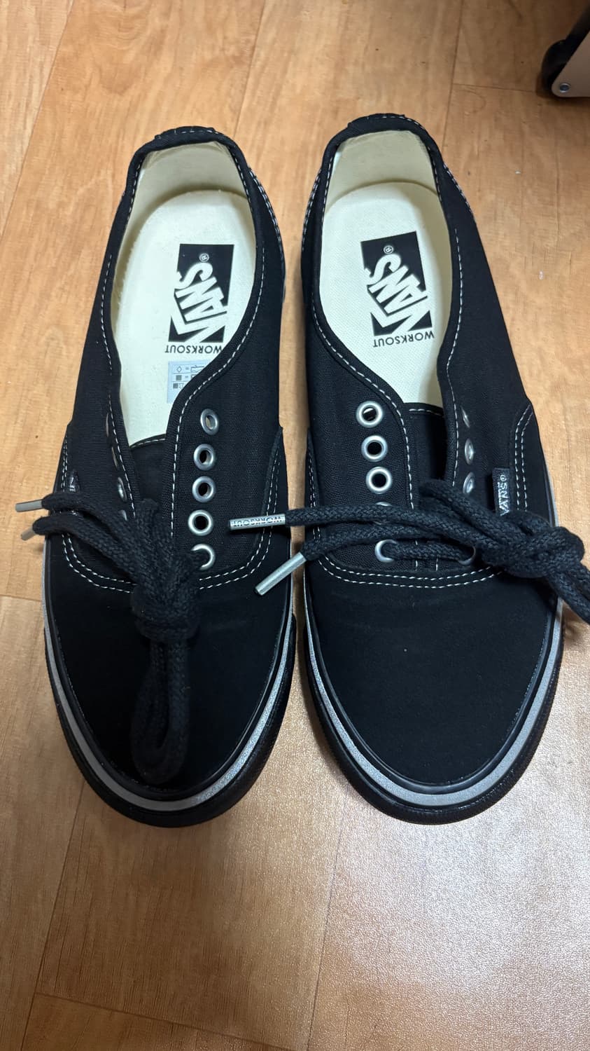 반스X원스아웃 어센틱 리이슈 블랙 실버 260 상품이미지1