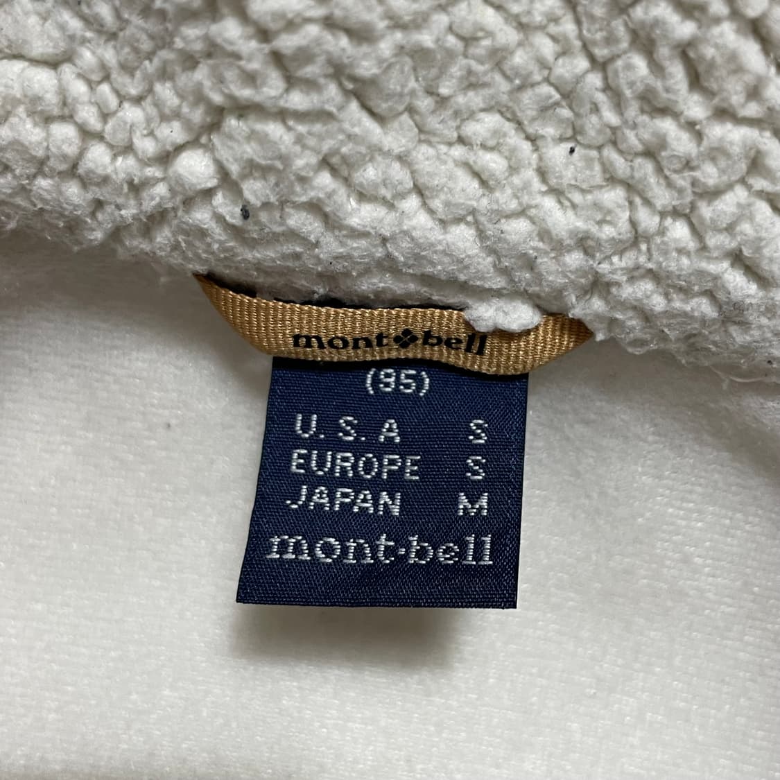 [M] 몽벨 후리스 자켓 아이보리 색상 상품이미지3