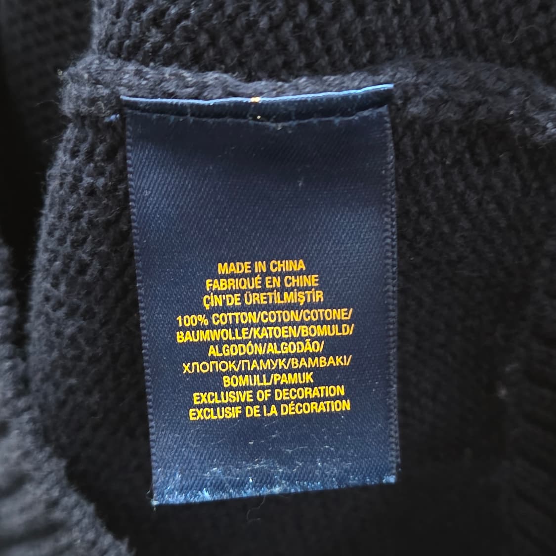 폴로랄프로렌 보이즈 니트 후드집업 XL/18/20 상품이미지4