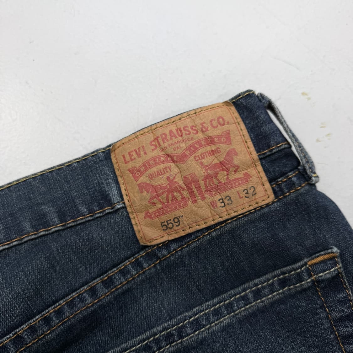 리바이스 559 새깅 워싱 스케이터 와이드 데님팬츠 상품이미지6