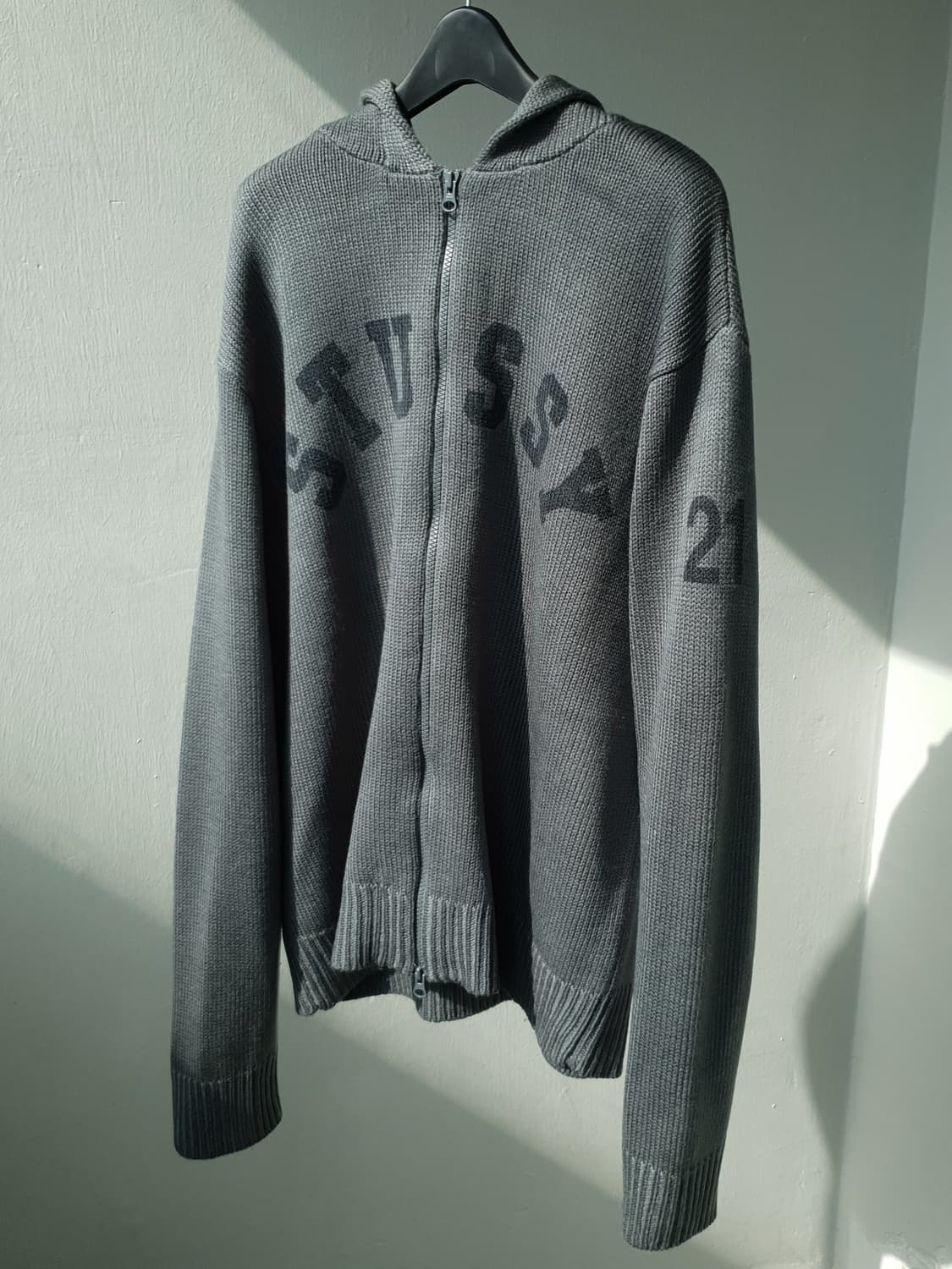 90s,00s Stussy knit hood zipup 상품이미지5