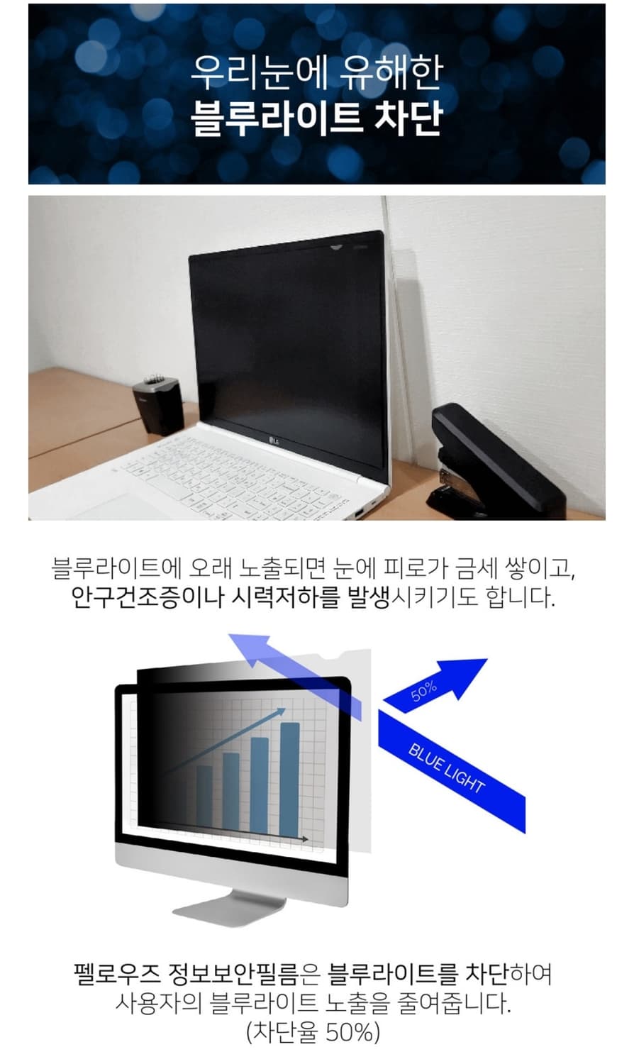 펠로우즈 정보보안필름 27 (W/16:9) (48150) 상품이미지6
