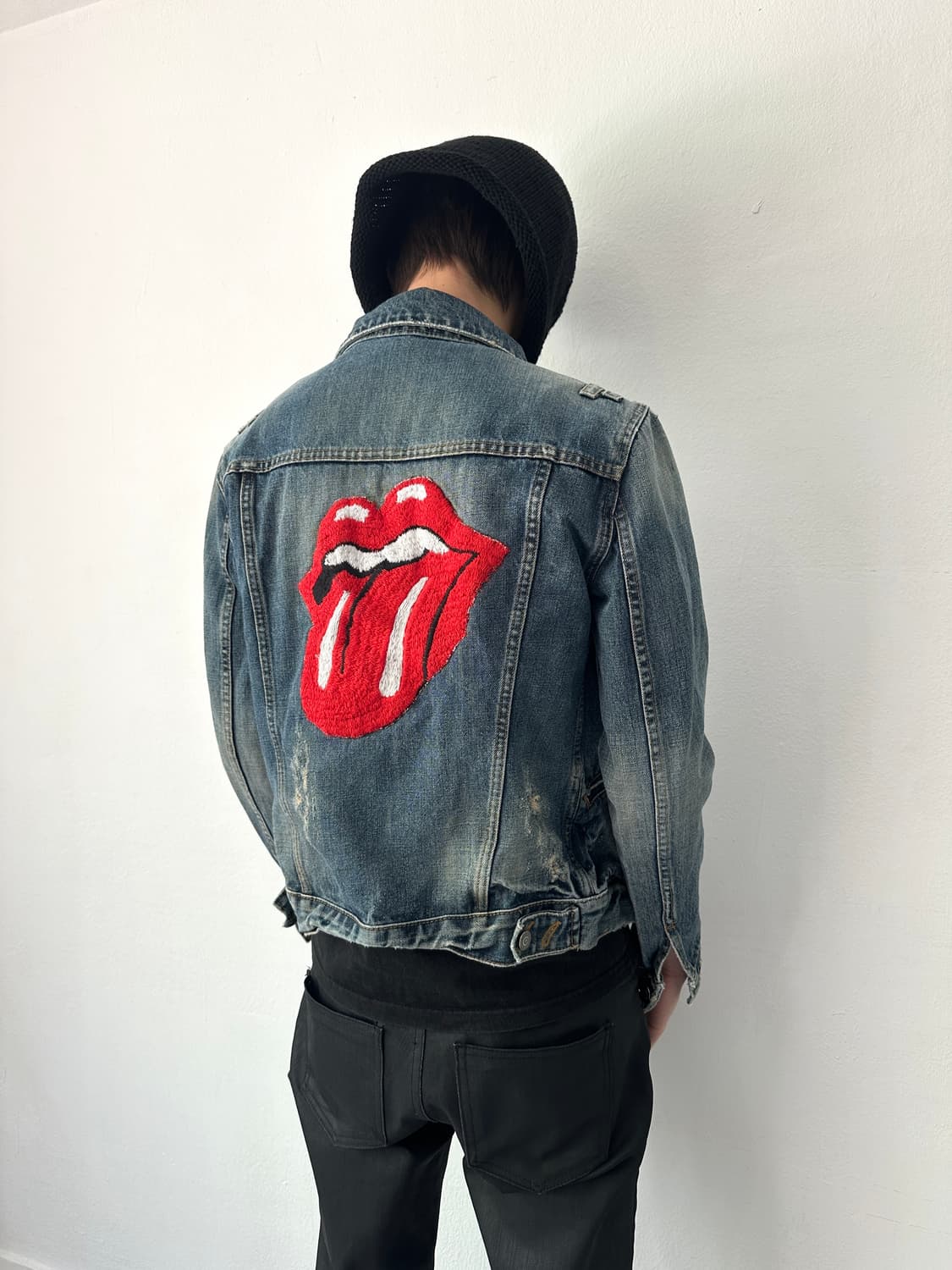 VTG 롤링스톤즈 디스트로이드 데님 자켓 상품이미지1