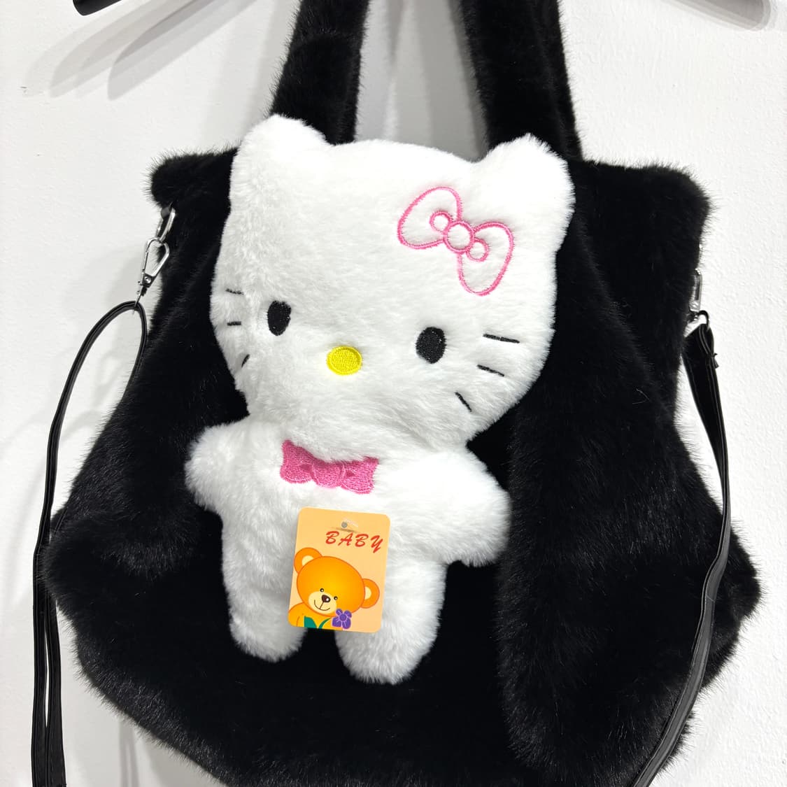 [새상품] 키티 인형 퍼 크로스백/ 숄더백 가방 상품이미지1