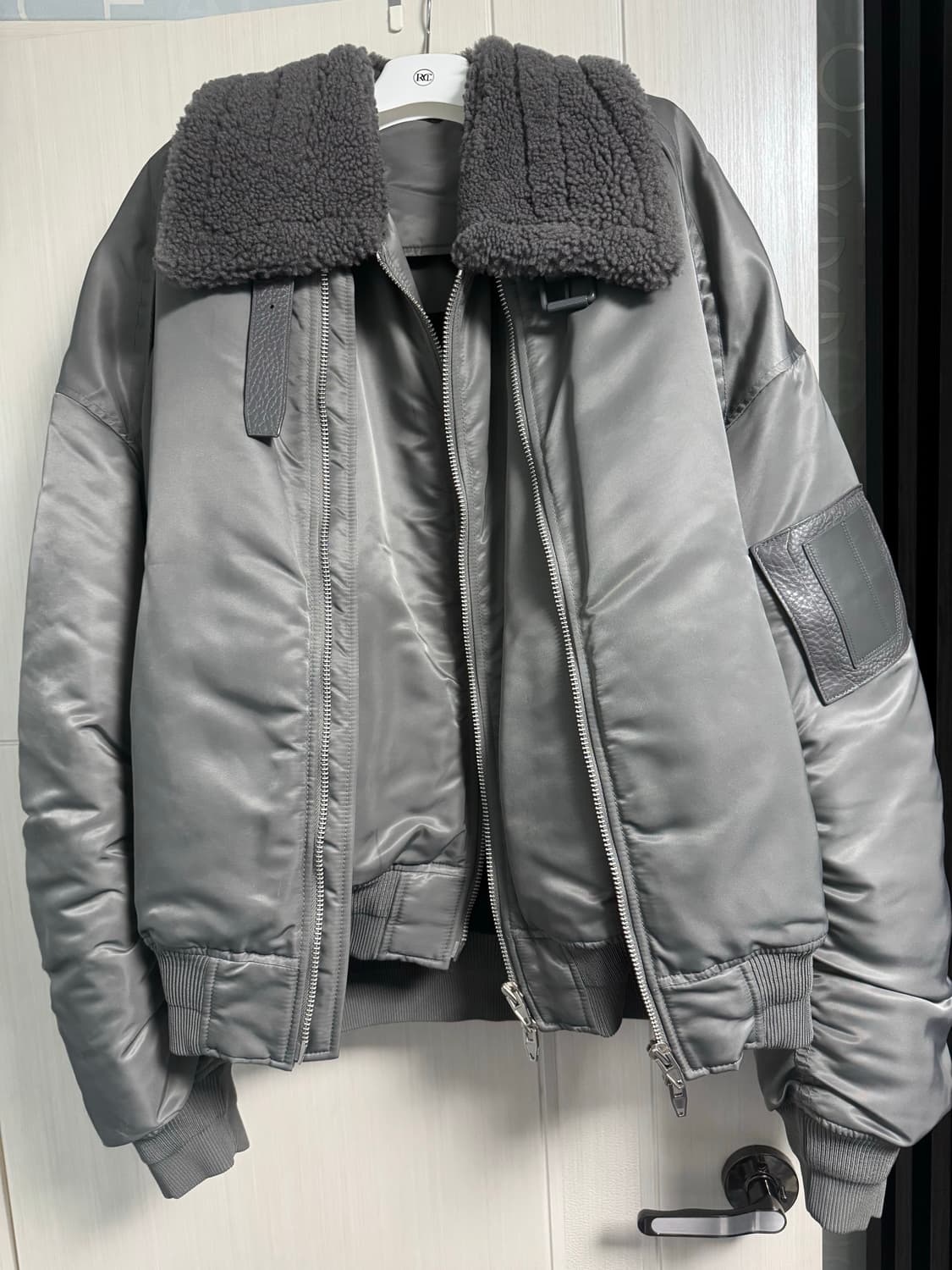 준지 MA1 무스탕 그레이 상품이미지2